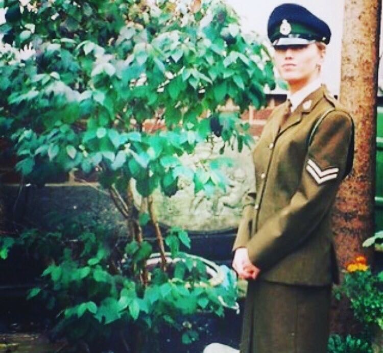 Ms Wyndham-Read was an Army corporal before she created her YouTube channel (Picture: Lucy-Wyndham-Read).