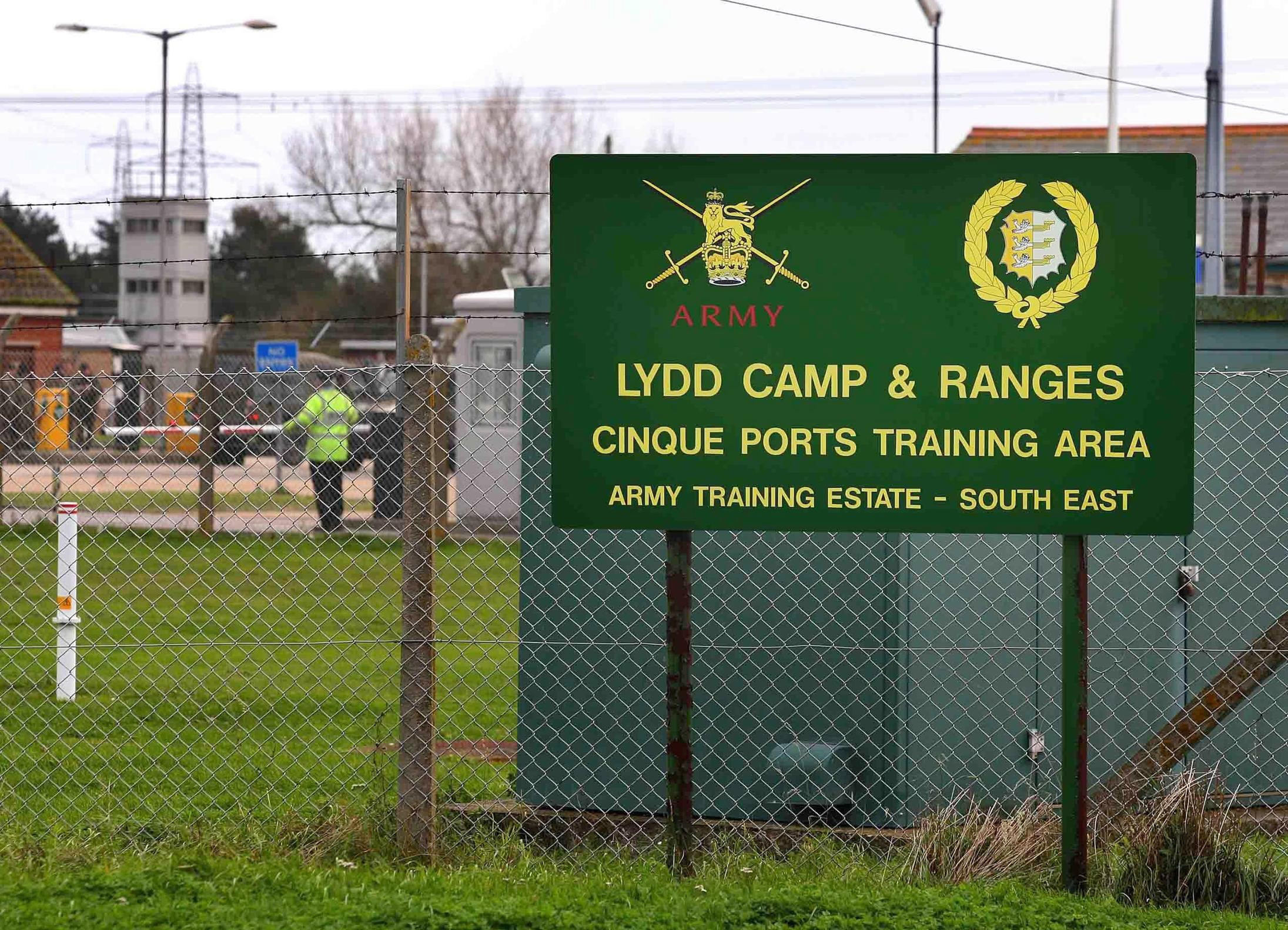 Lydd Camp and Ranges exterior sign
