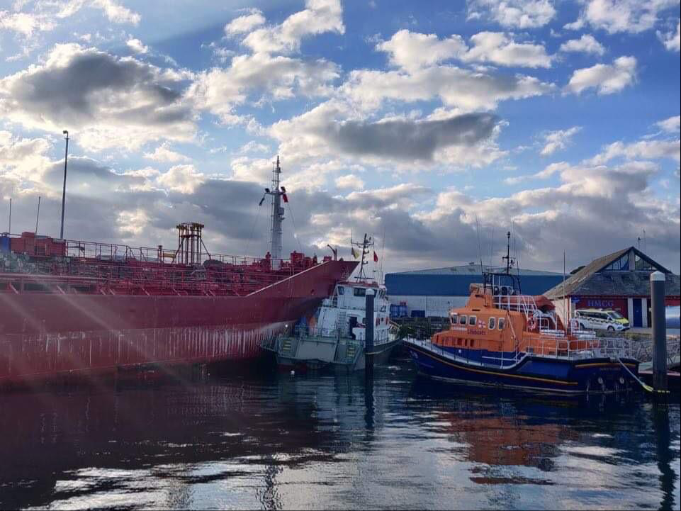 Cover image: The Smit Yare after the incident in Falmouth (Picture:Tamara Brookes).