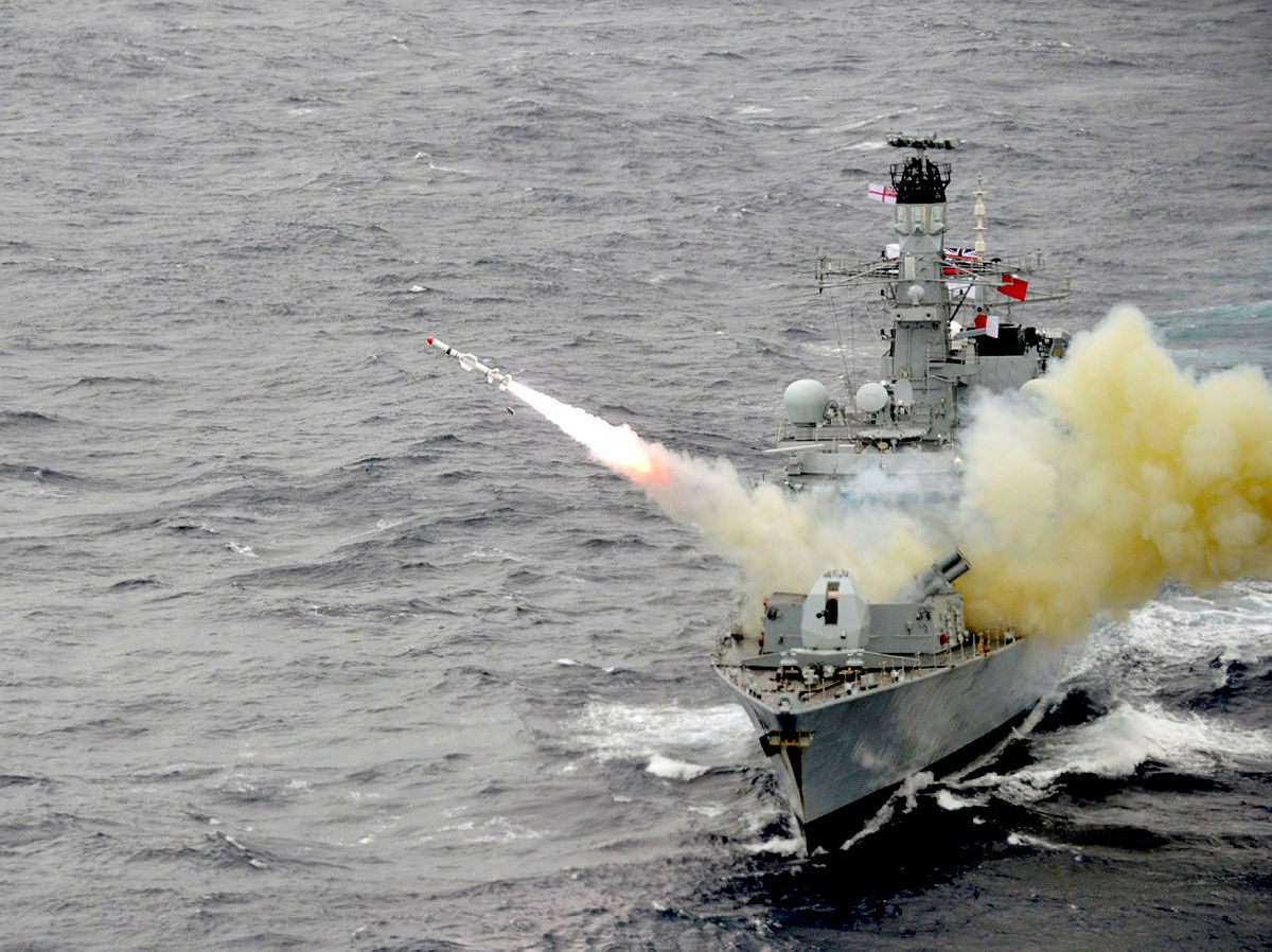 Royal Navy warship HMS Montrose has flexing her warfighting muscle with the successful firing of a Harpoon missile