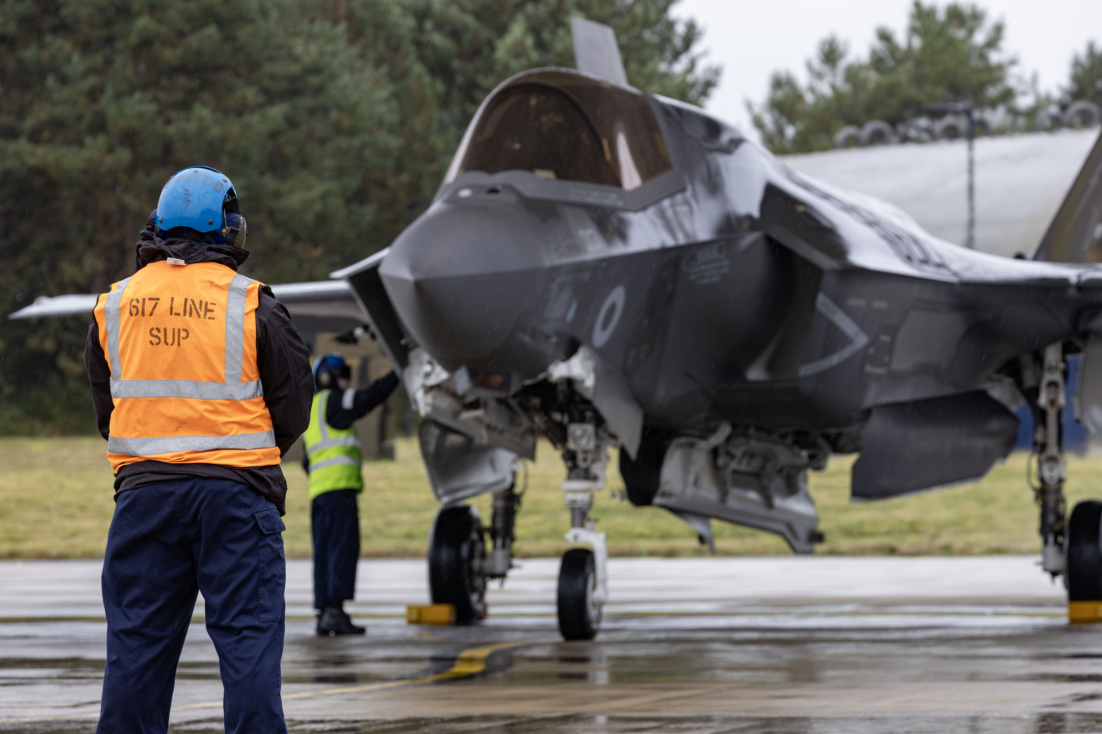 On 30 September 2024, HMS Prince of Wales is joined by eight F-35B lightning jets from 809 NAS (supported by 617 Sqn), based at RAF Marham, Norfolk. (Picture: MOD)