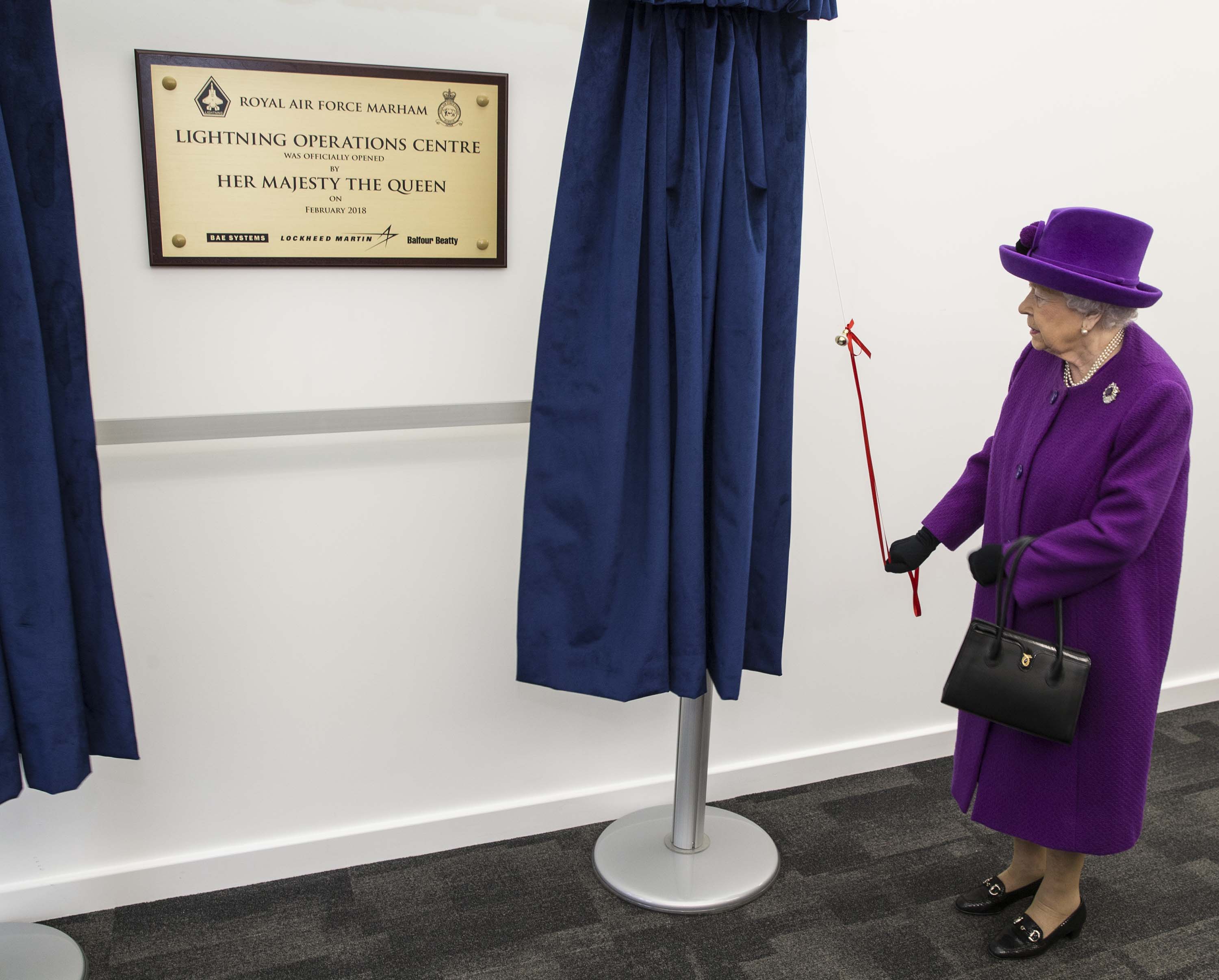 Queen Visits RAF marham 