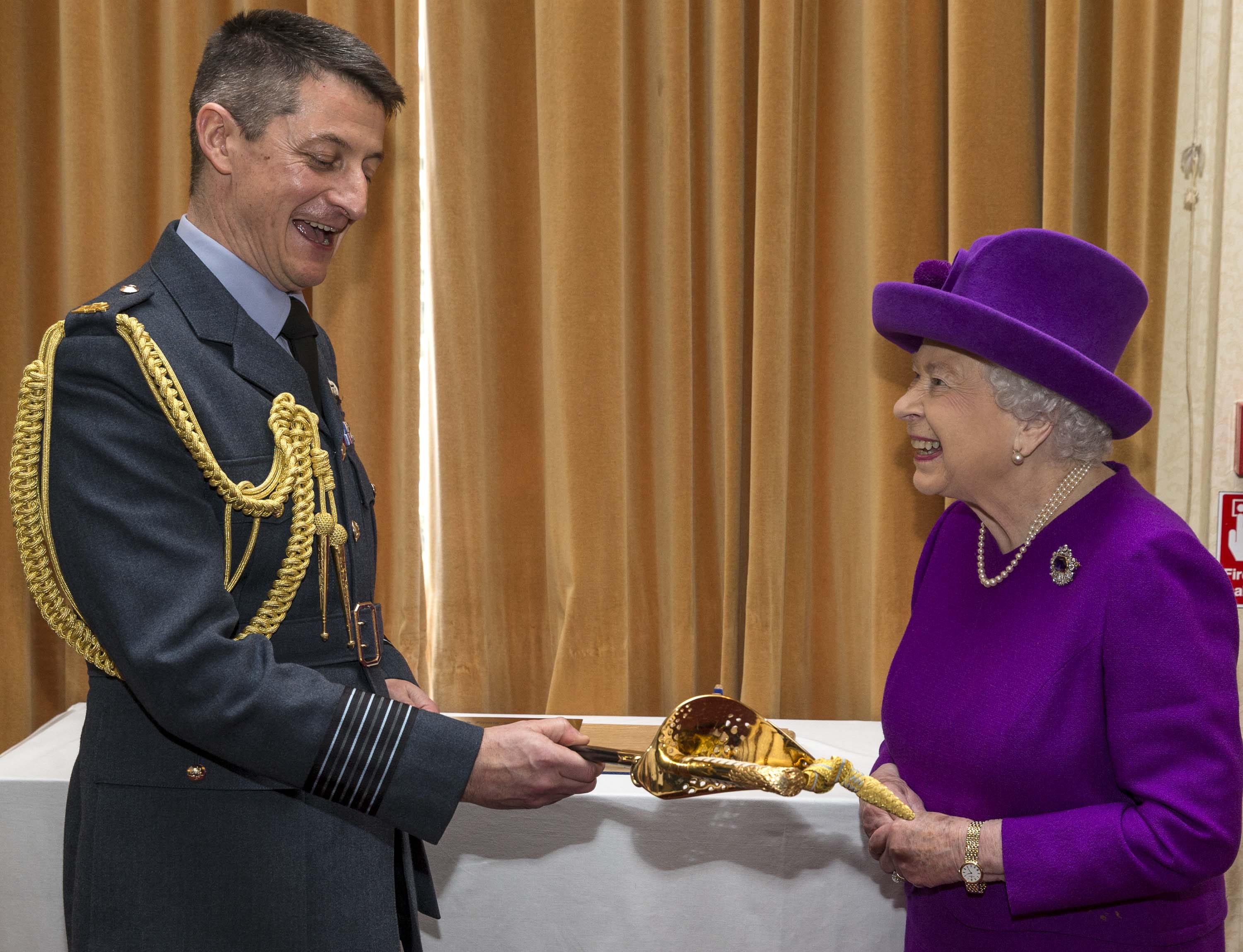 Queen Visits RAF marham 