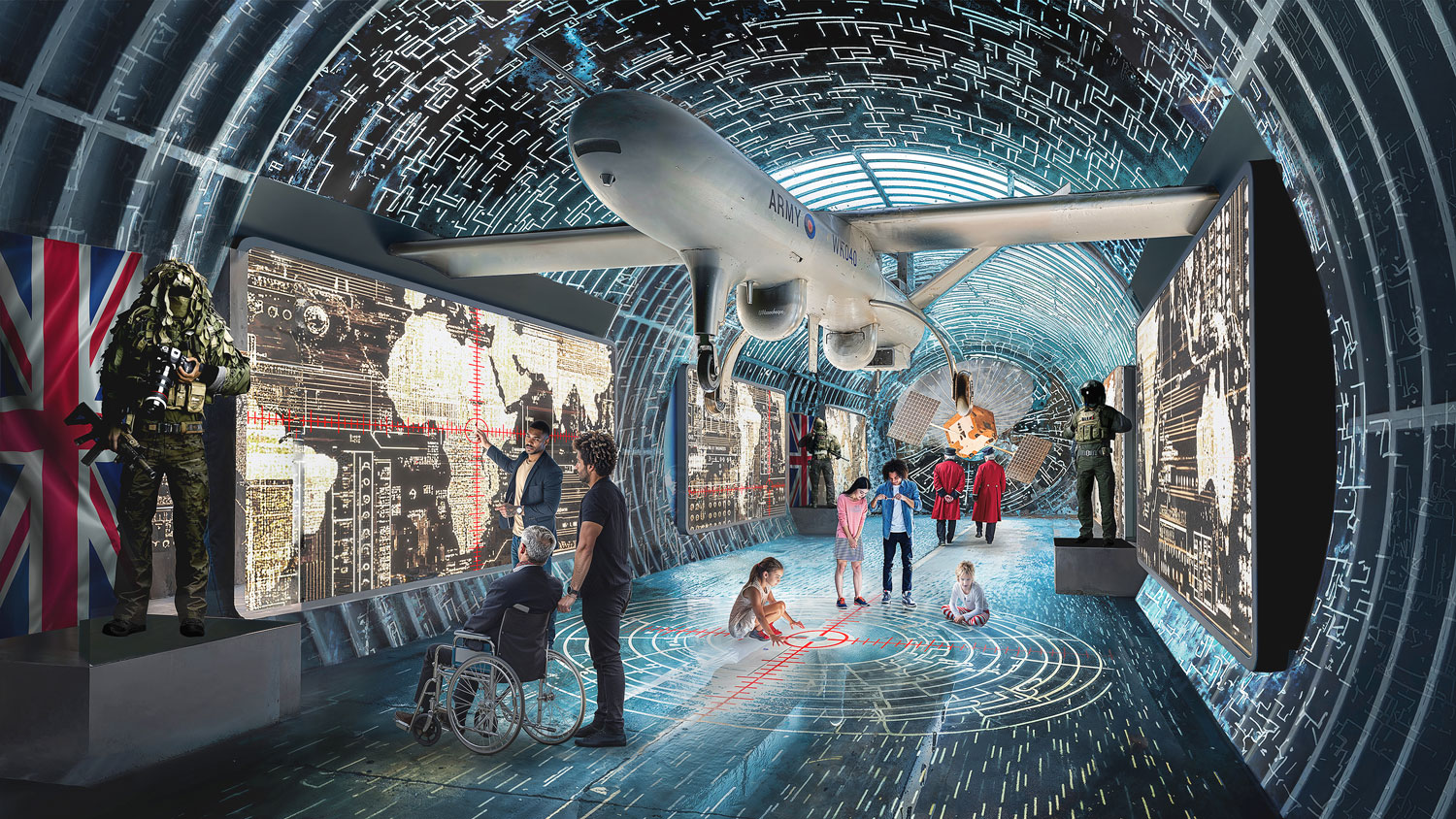 Museum of Military Intelligence joins forces with Kingsway Exchange Tunnels for new exhibit about military intelligence since Second World War 2 CREDIT The London Tunnels