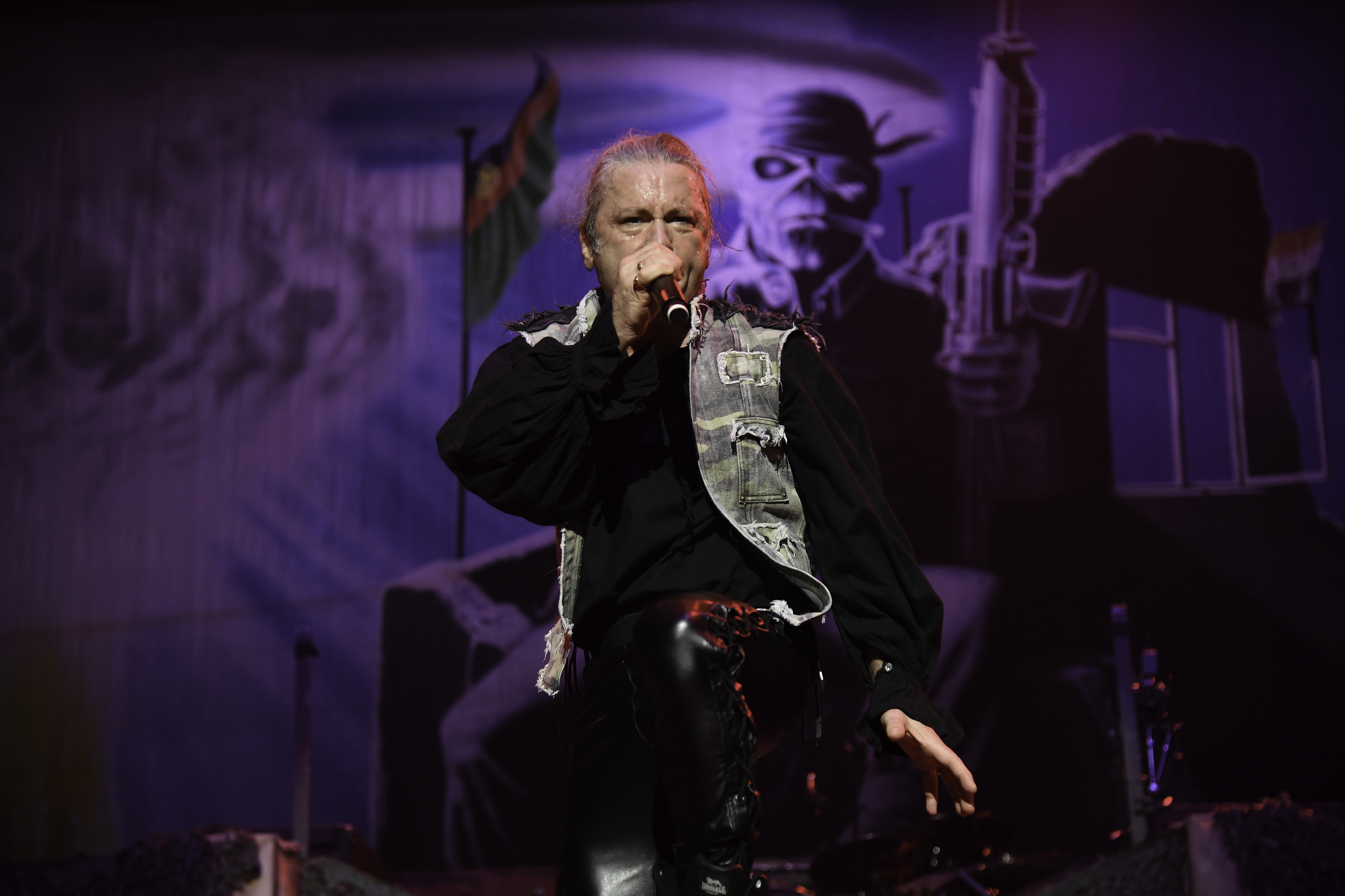 Bruce Dickinson performs with Iron Maiden in Florida. PA copyright