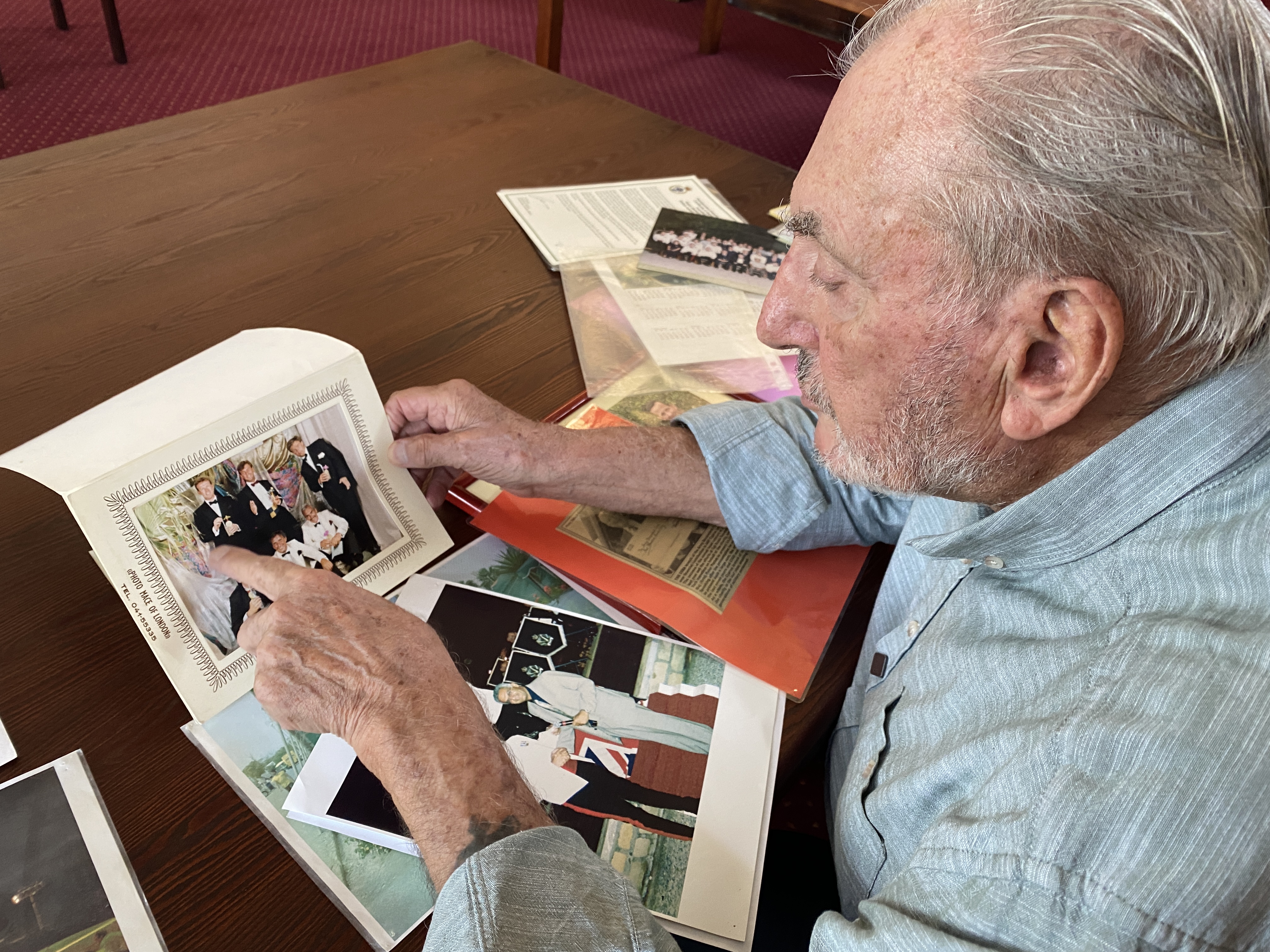 Major (Ret'd) Peter Parish looks at old photos through the history of Dhekelia Station in Cyprus.