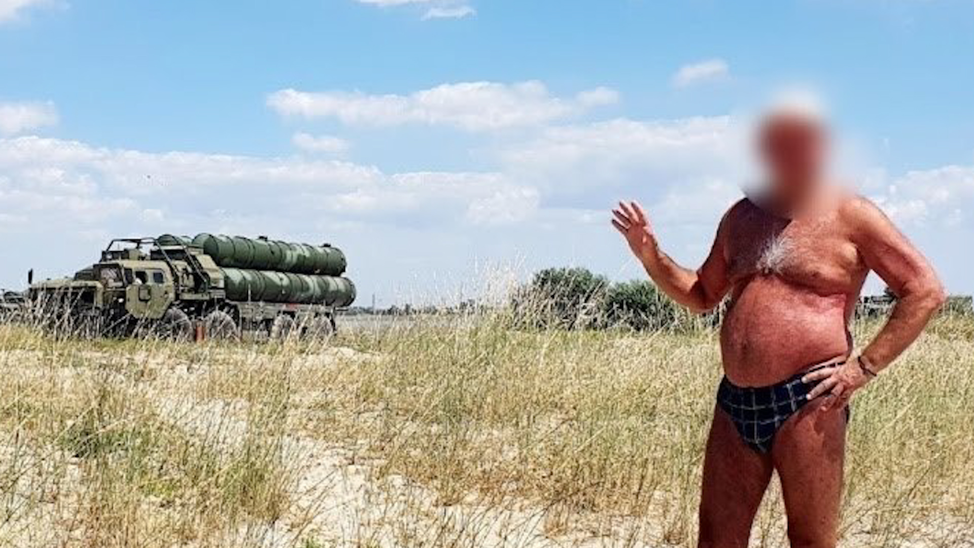 The picture reshared by Ukrainian defence on Twitter.