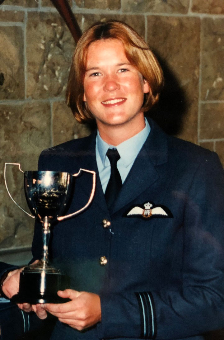 Mandy Hickson pioneering female fast jet pilot second woman ever to fly a Tornado GR4 on the front line (Picture: Mandy Hickson).