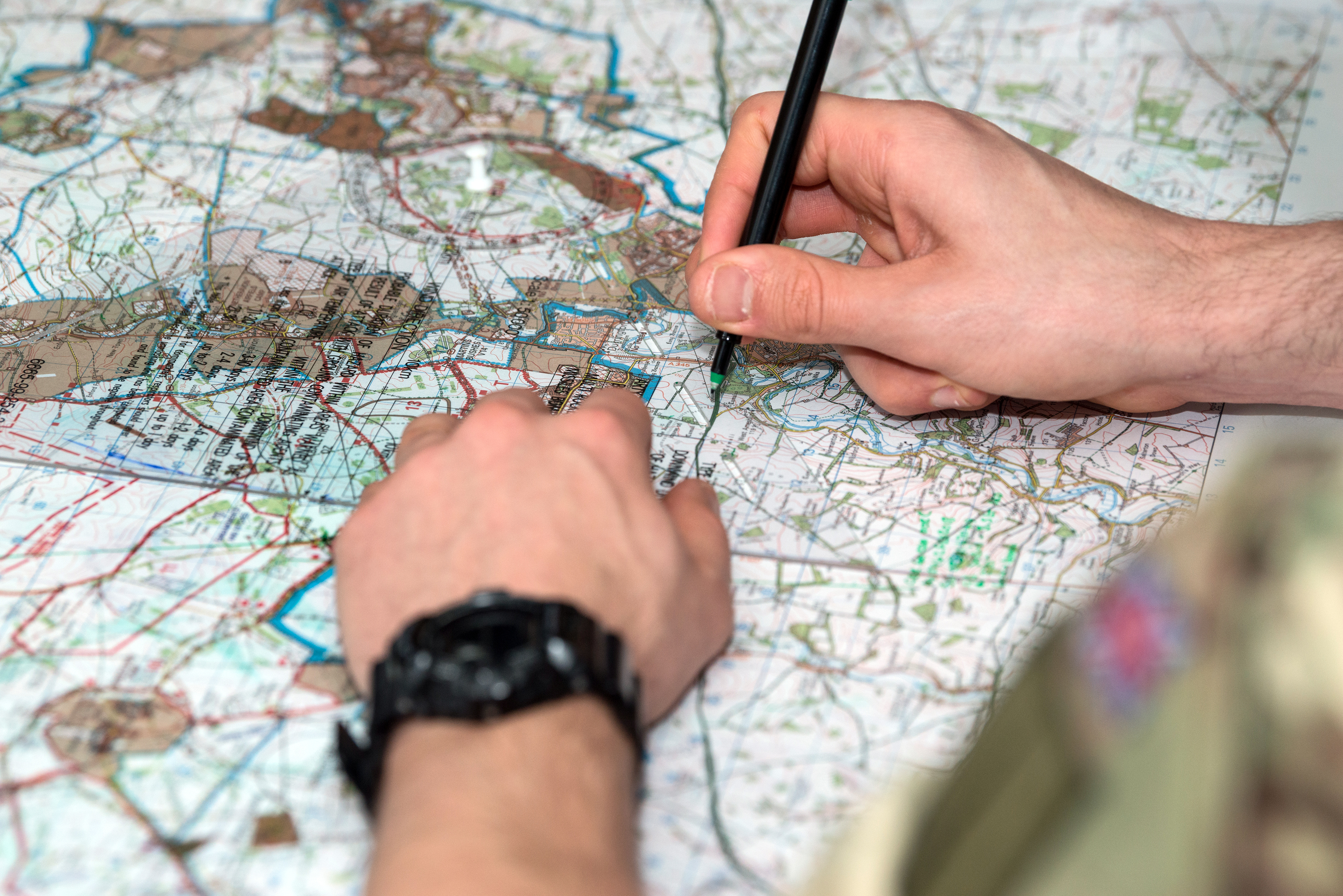 Map reading Ordnance Survey navigation MoD Crown Copyright 2018