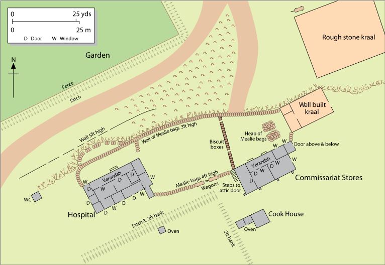 Map Rorke's Drift mission