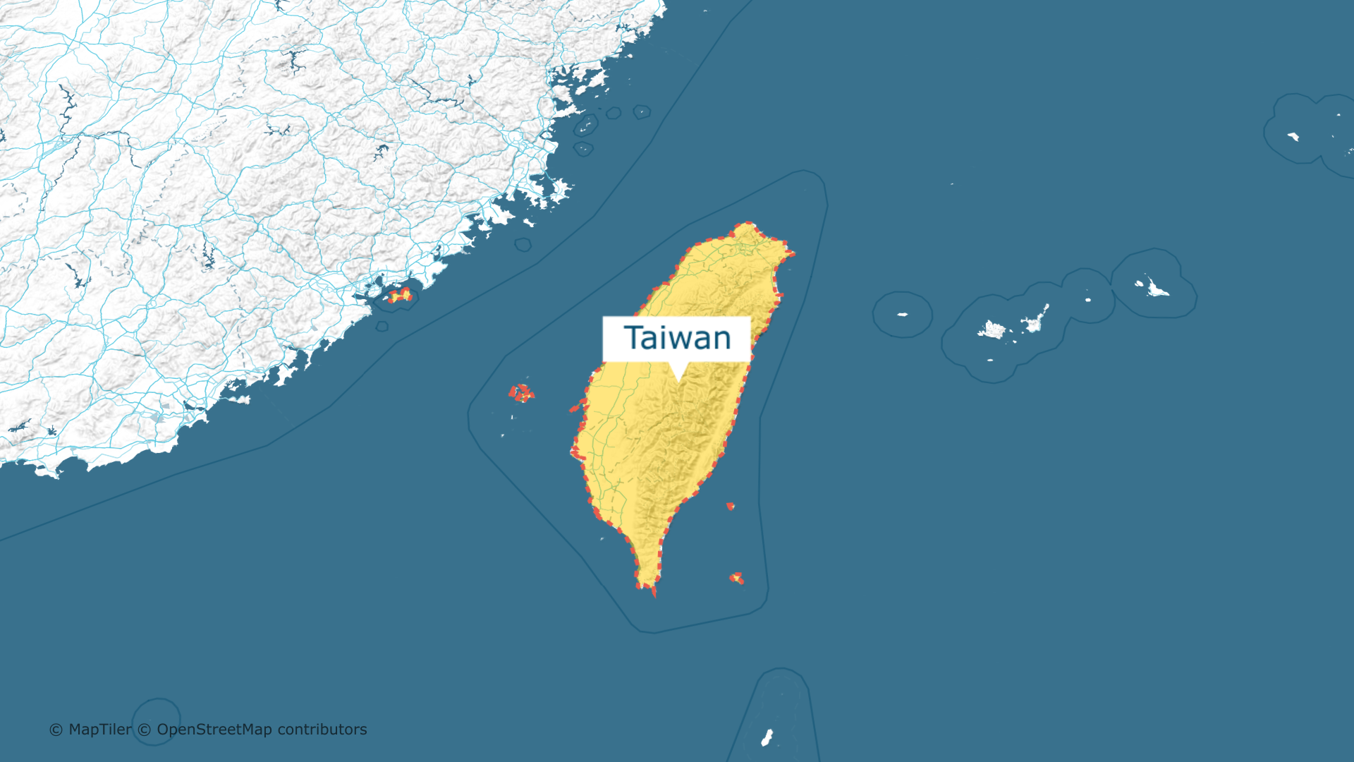 Map of Taiwan 030822 CREDIT BFBS.jpg