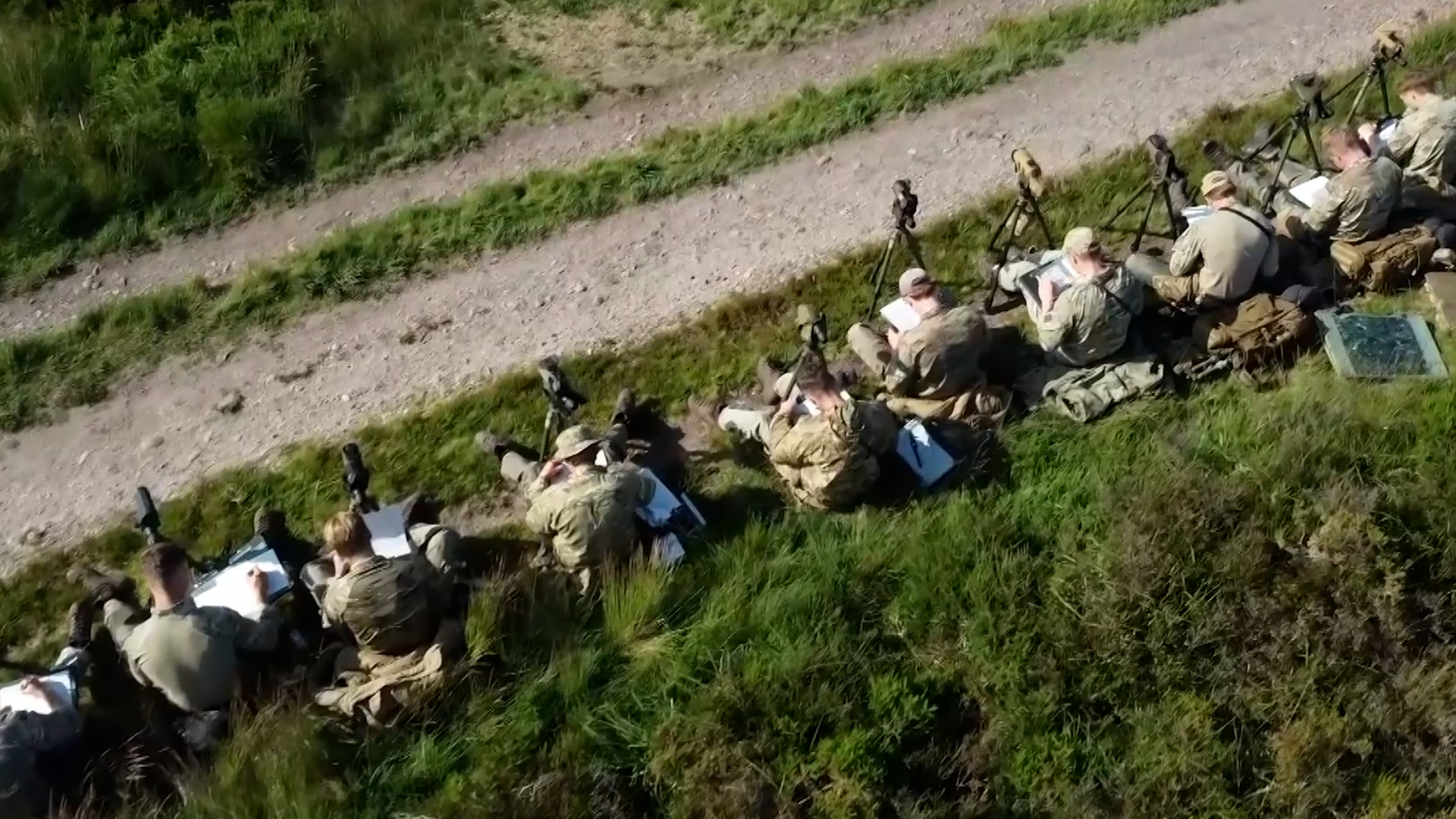 Mapping is an essential skill that all would-be scout snipers must learn to master 