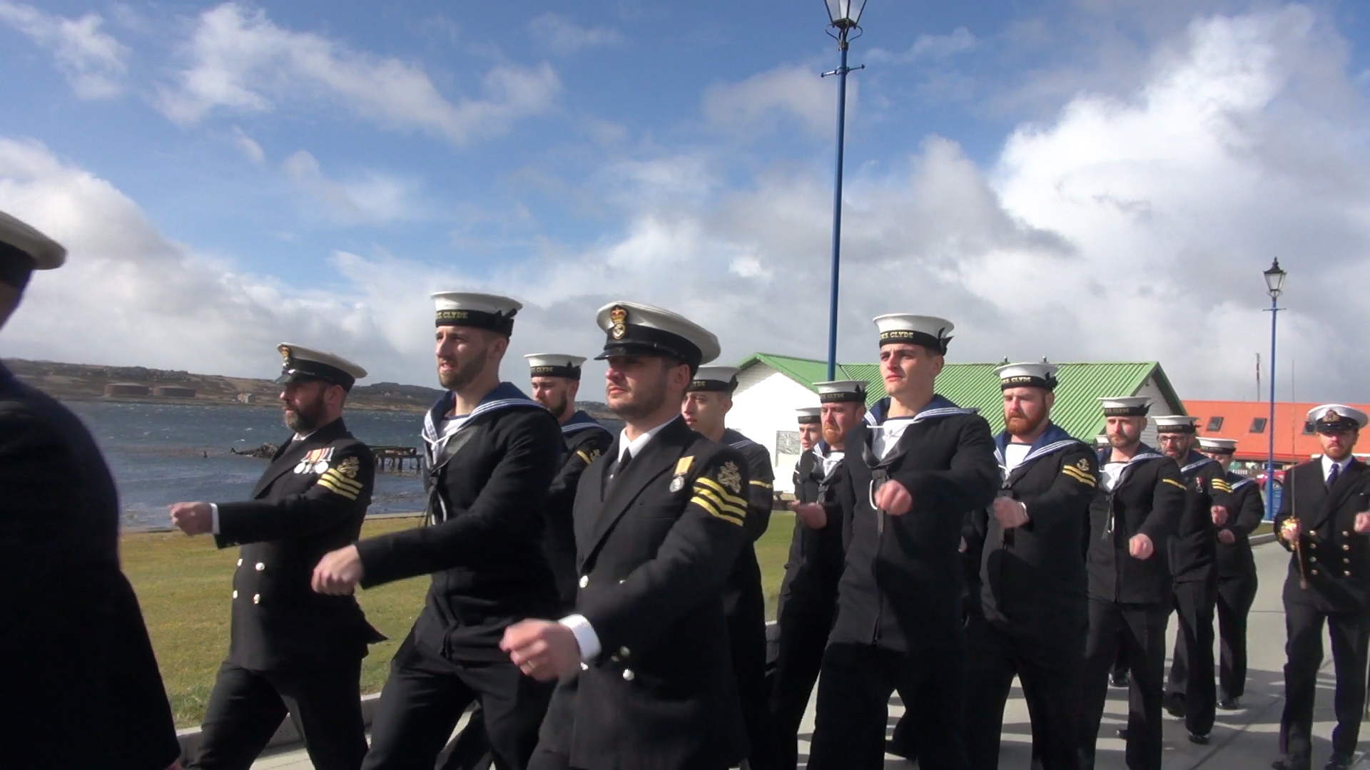 March for HMS Clyde 240919 CREDIT BFBS