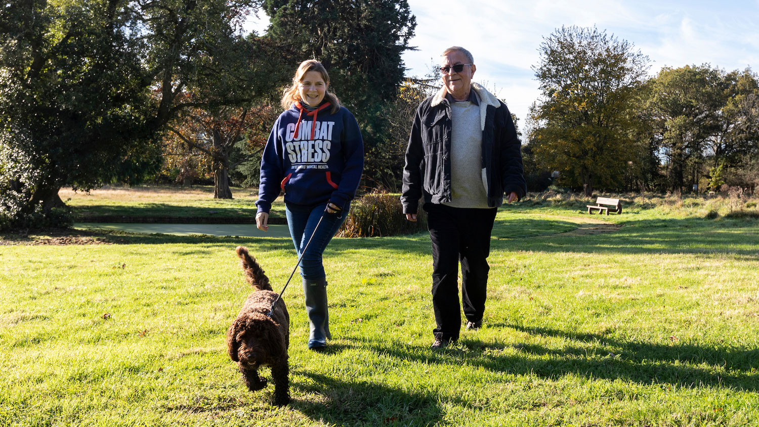 March in March Combat Stress Walking Charity Dog (Picture: Zute Lightfoot).