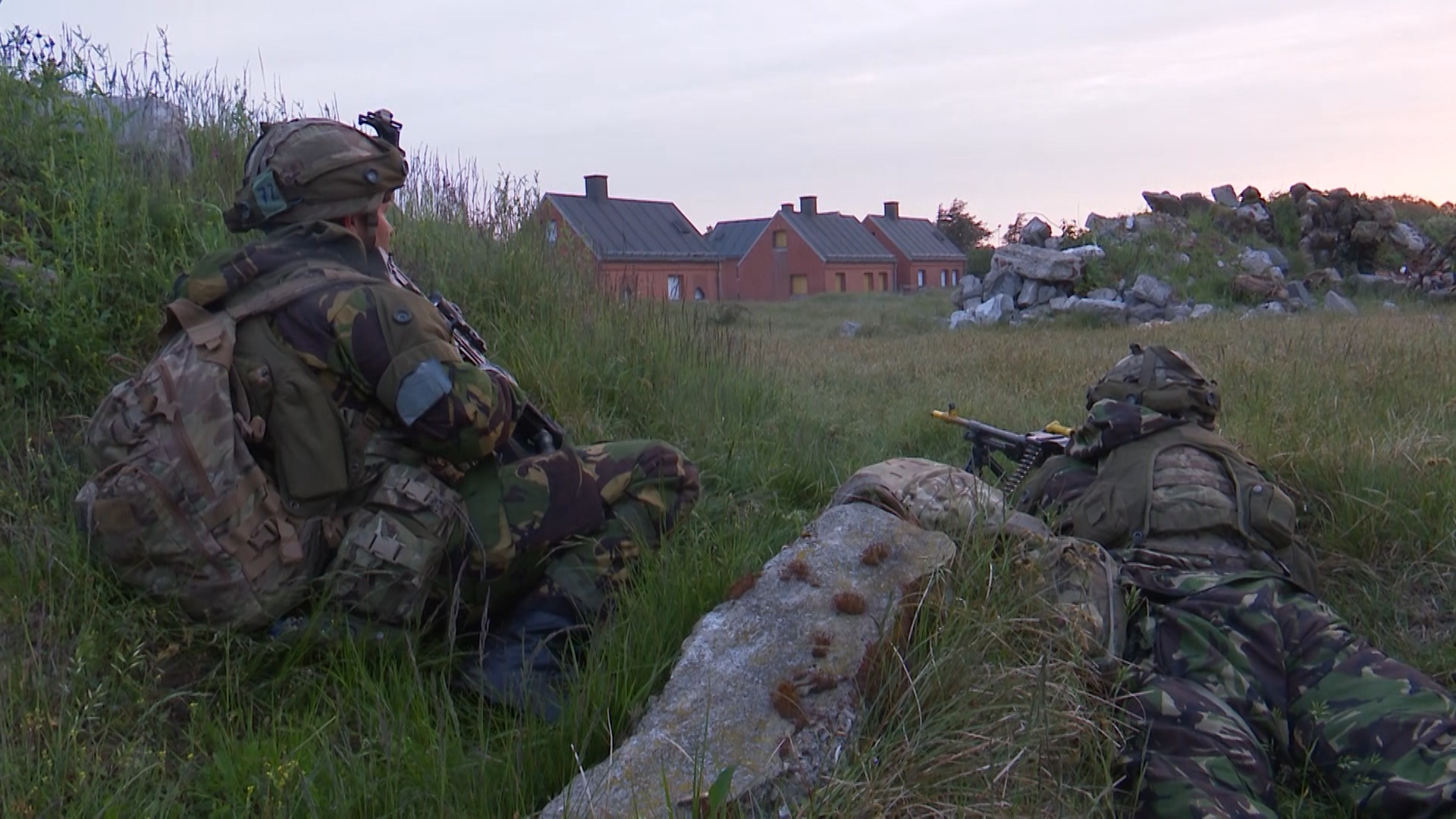The assault by 45 Commando took place in west Denmark.