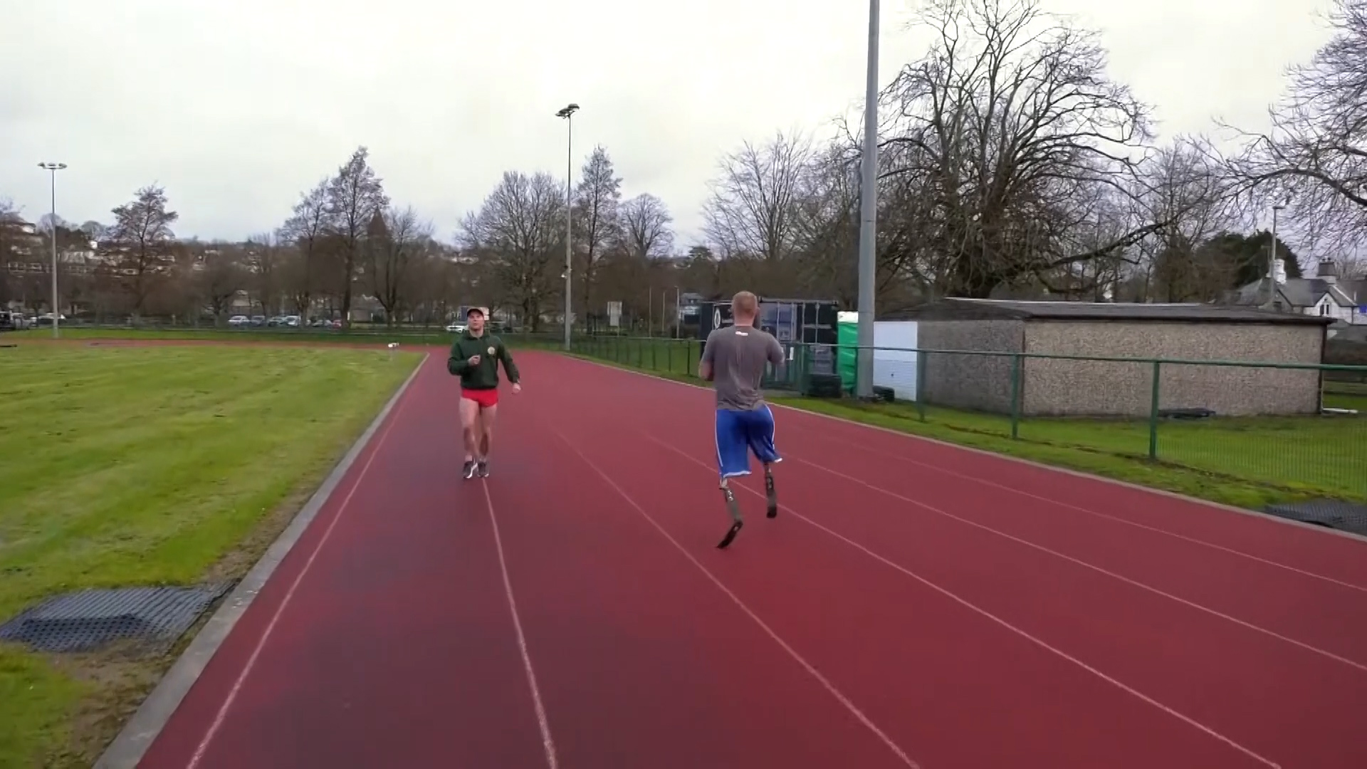 Mark Ormrod training