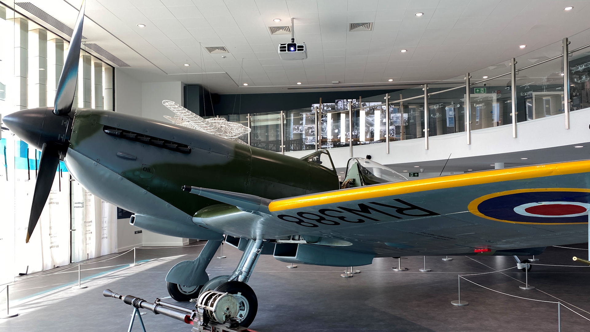 Mark XVI Spitfire Gallery Potteries Museum and Art Gallery Stoke-on-Trent 140921 CREDIT BFBS