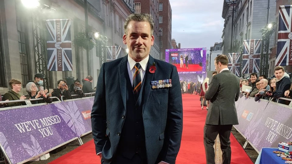 Mark Harding on the Pride of Britain Awards 2022 red carpet (Picture: Mark Harding).
