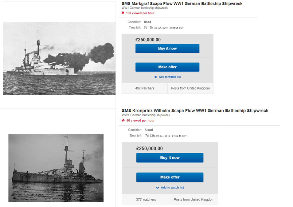 eBay adverts