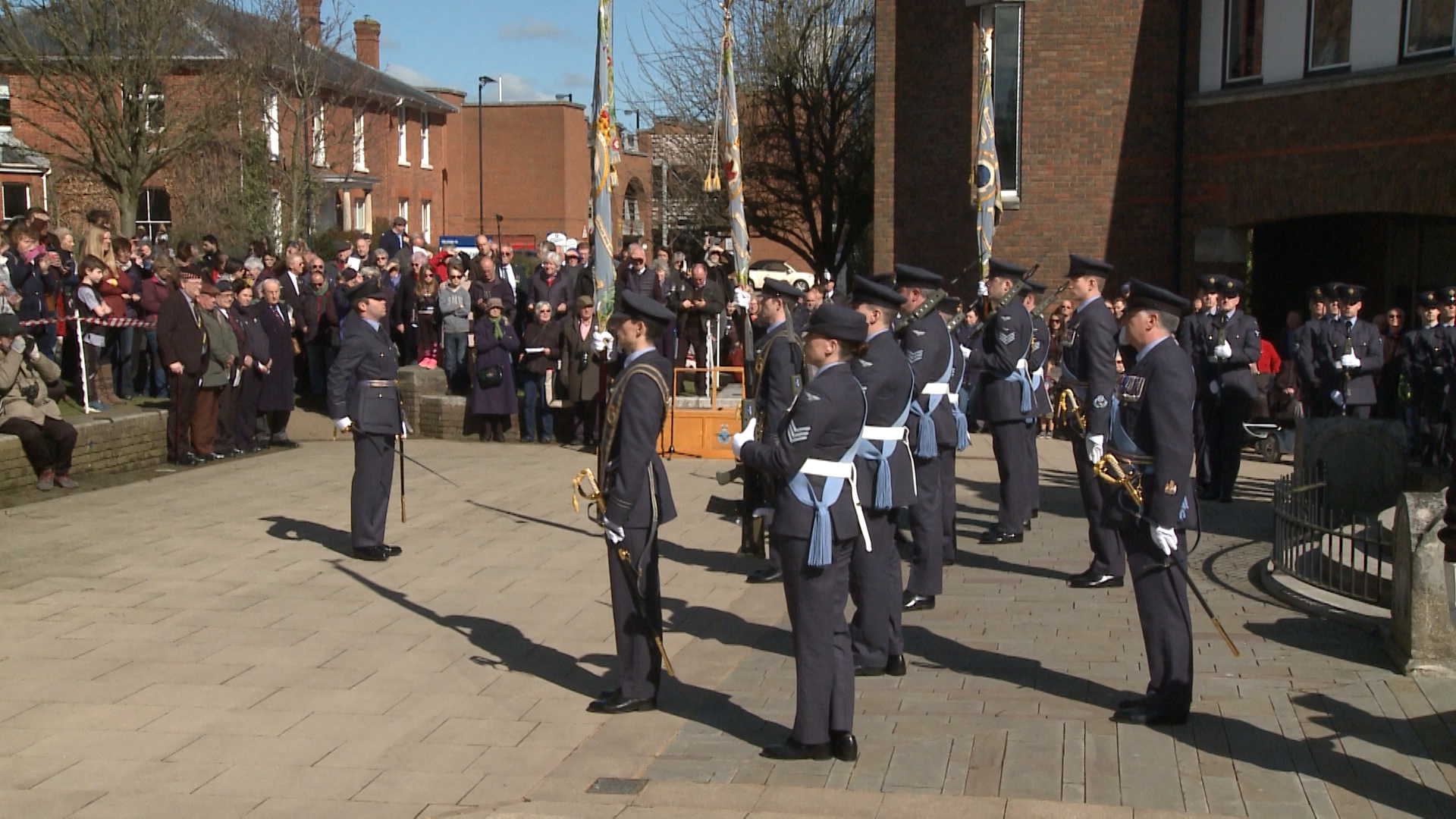 Bands, Vets And A Chinook Help Hampshire Mark RAF 100 