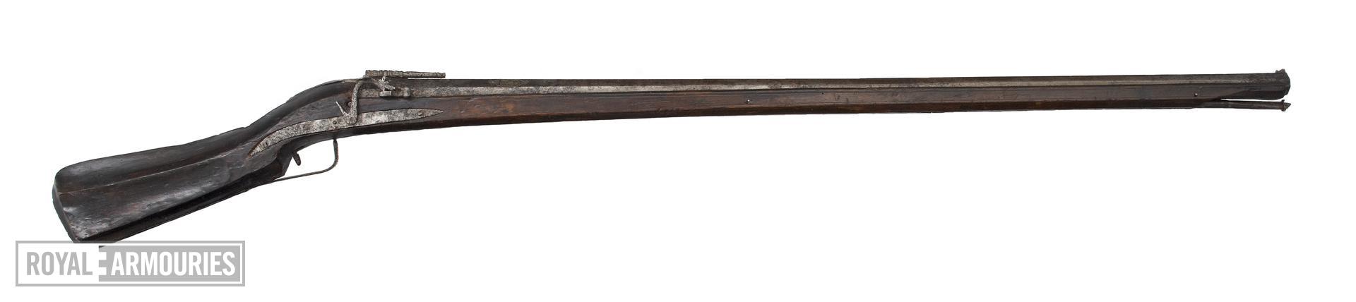 Matchlock muzzle-loading musket (1540)