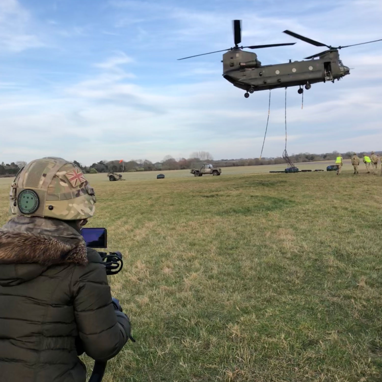 Media And The Military Camera Operator Chinook Field