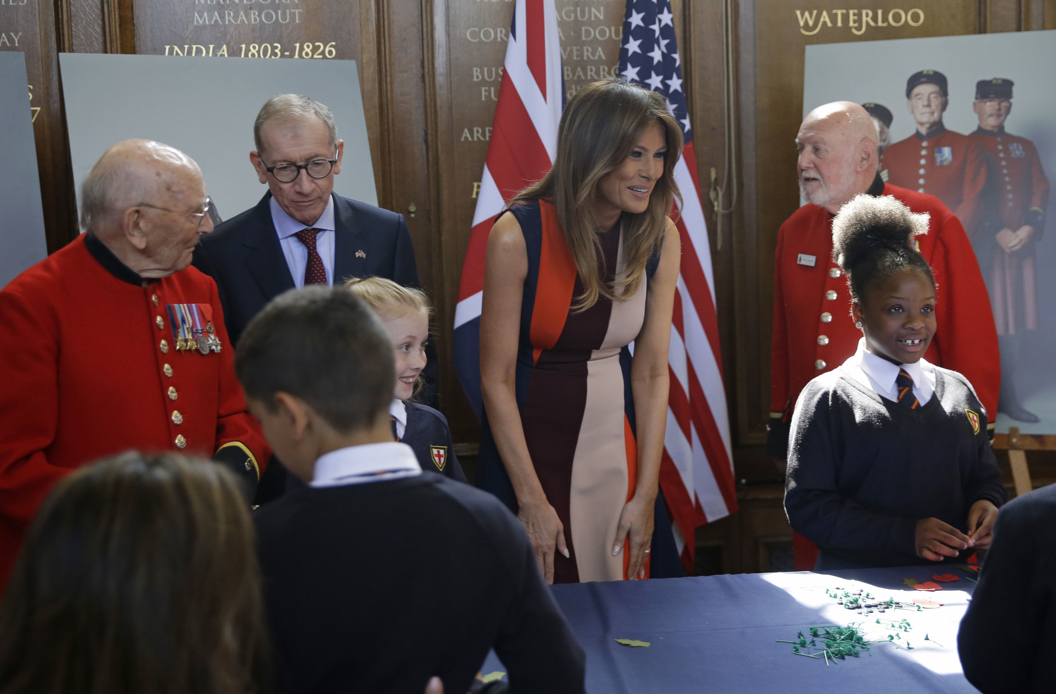 Melania Trump Royal Chelsea Hospital