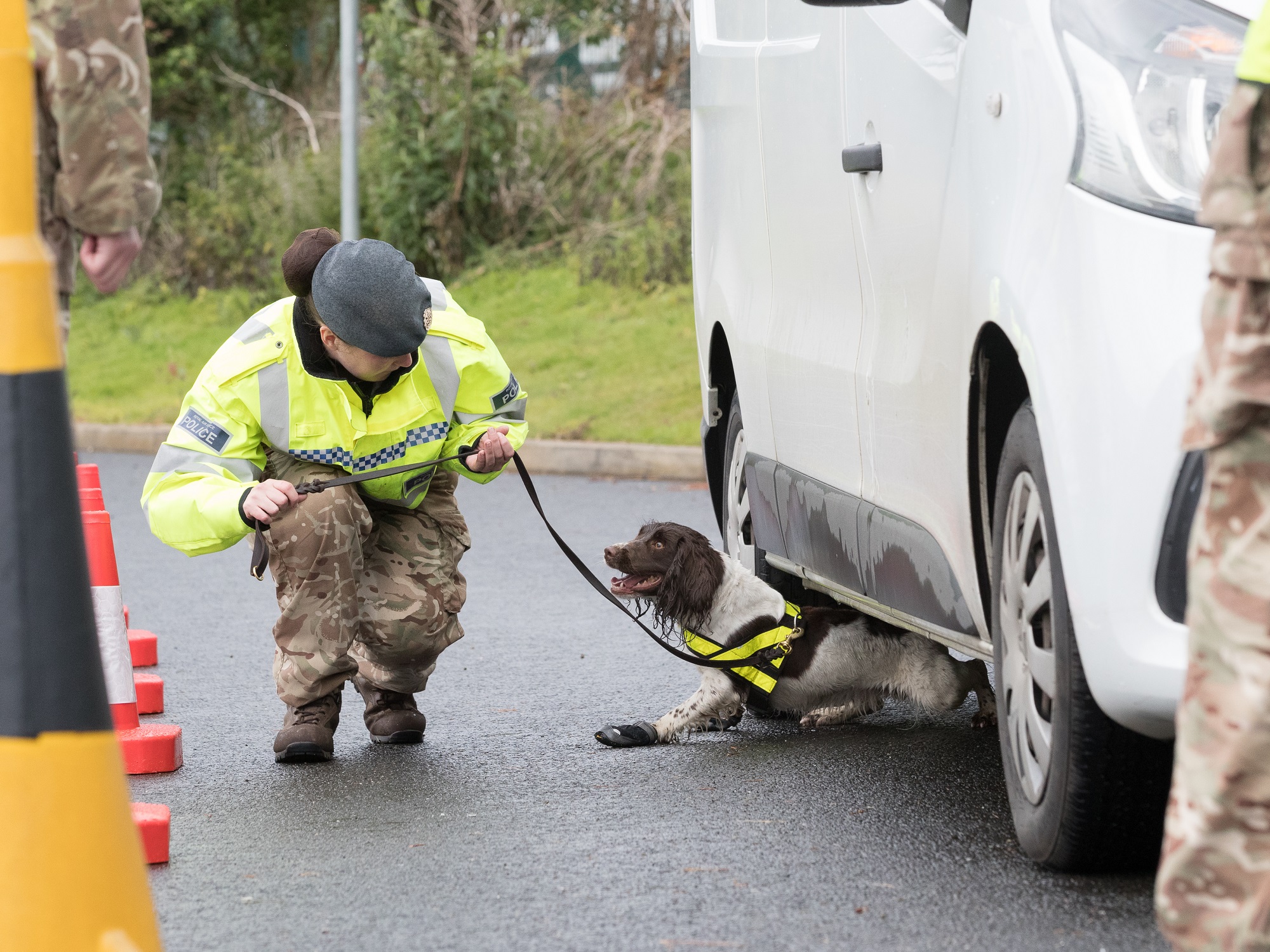 Member of the Armed Forces in Cornwall as the country prepares to host G7 world leaders 080621 CREDIT MOD
