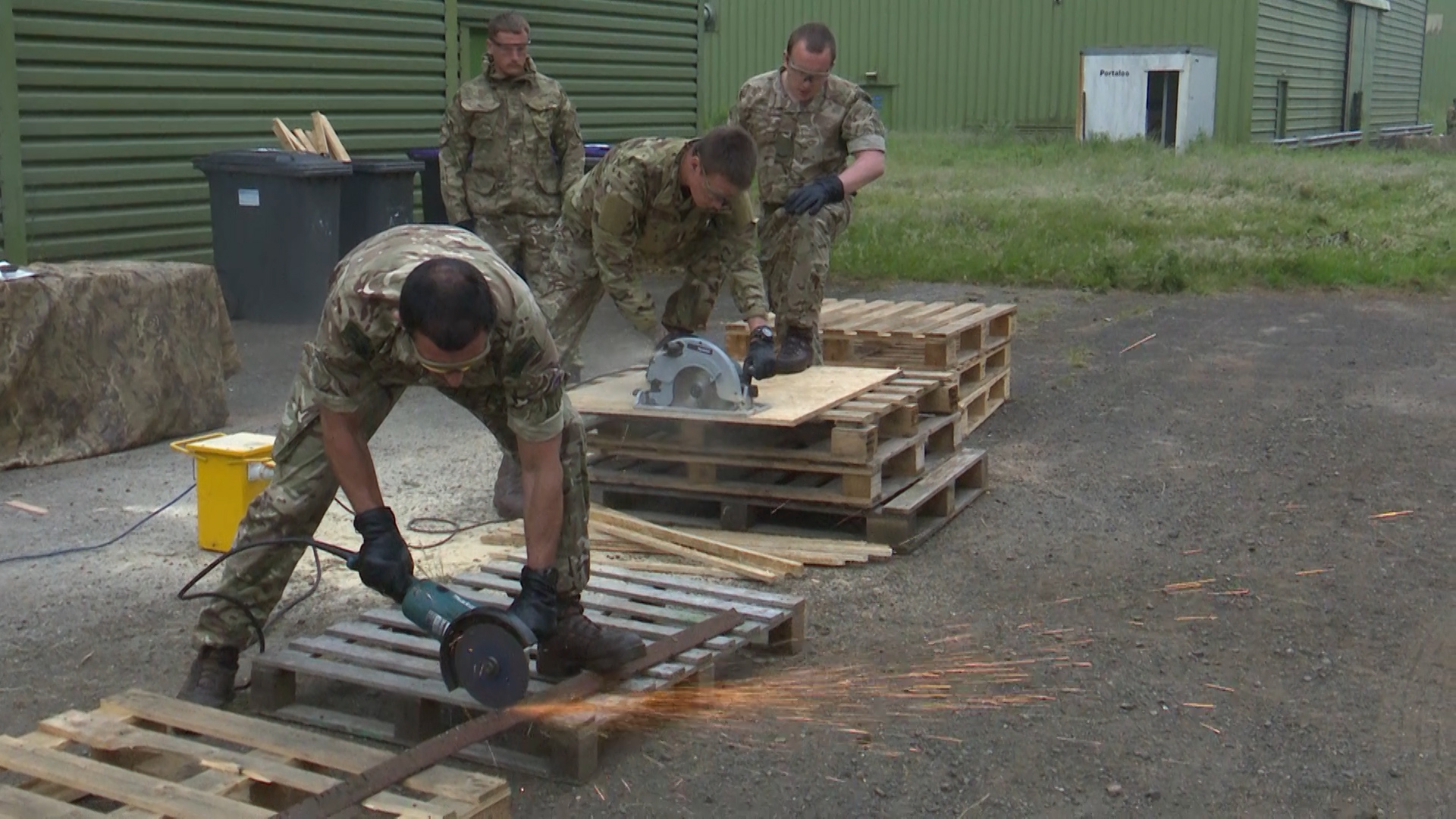 Upload Members of 45 Commando in UK train using tools ahead of potential hurricane season deployment relief in caribbean 190620 credit bfbs.jpg