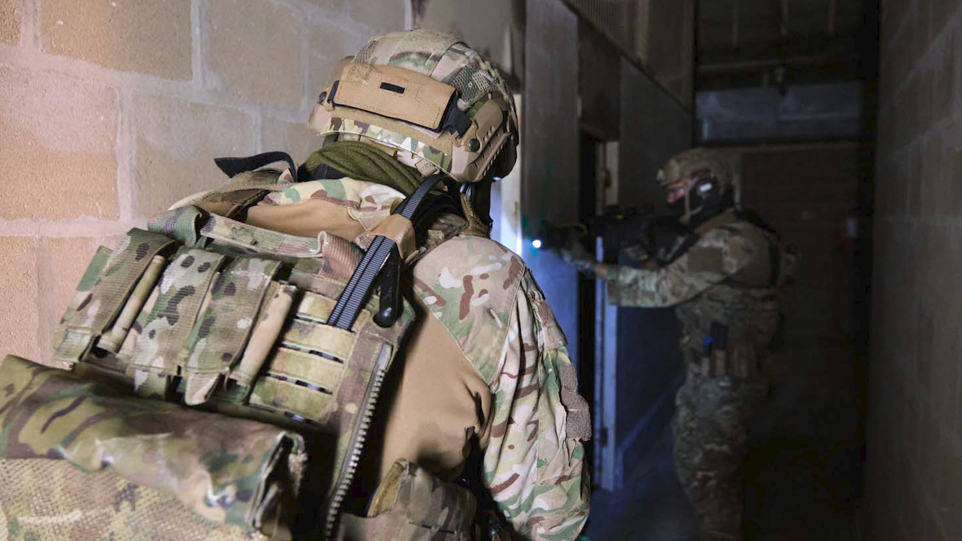 Members of Royal Marines 42 Commando in Corsham Tunnels used during cold war 1950s for training ahead of Mediterrranean deployment 081020 CREDIT Royal Navy.jpg