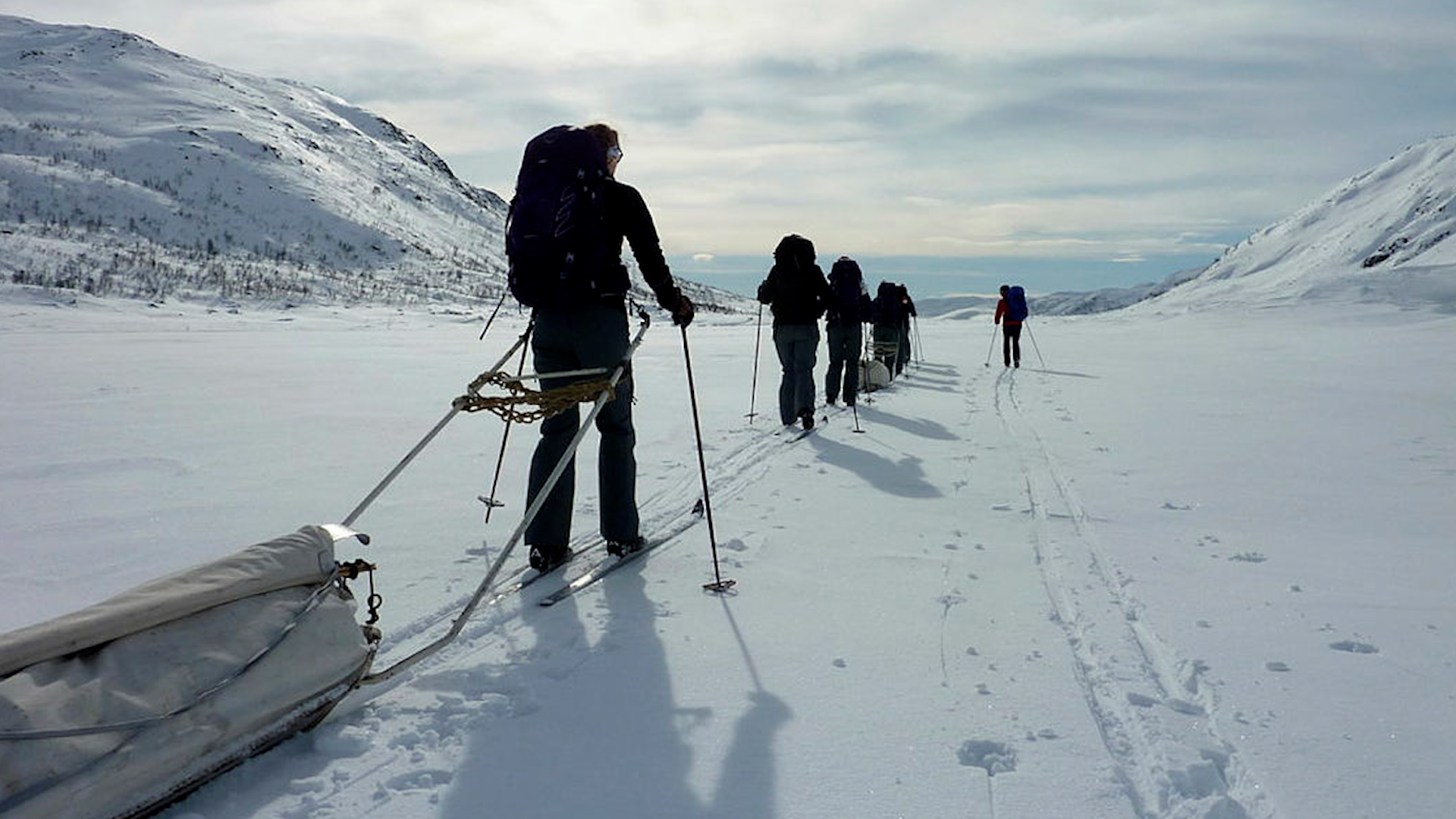 The group of 12 military wives retraced the steps of the Heroes of Telemark (Picture: MOD).