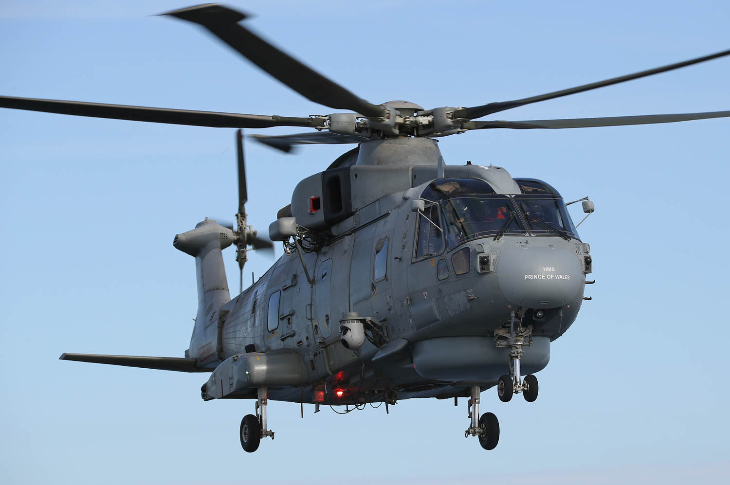 Cover image: Library photo of a Merlin helicopter (Picture: Royal Navy).