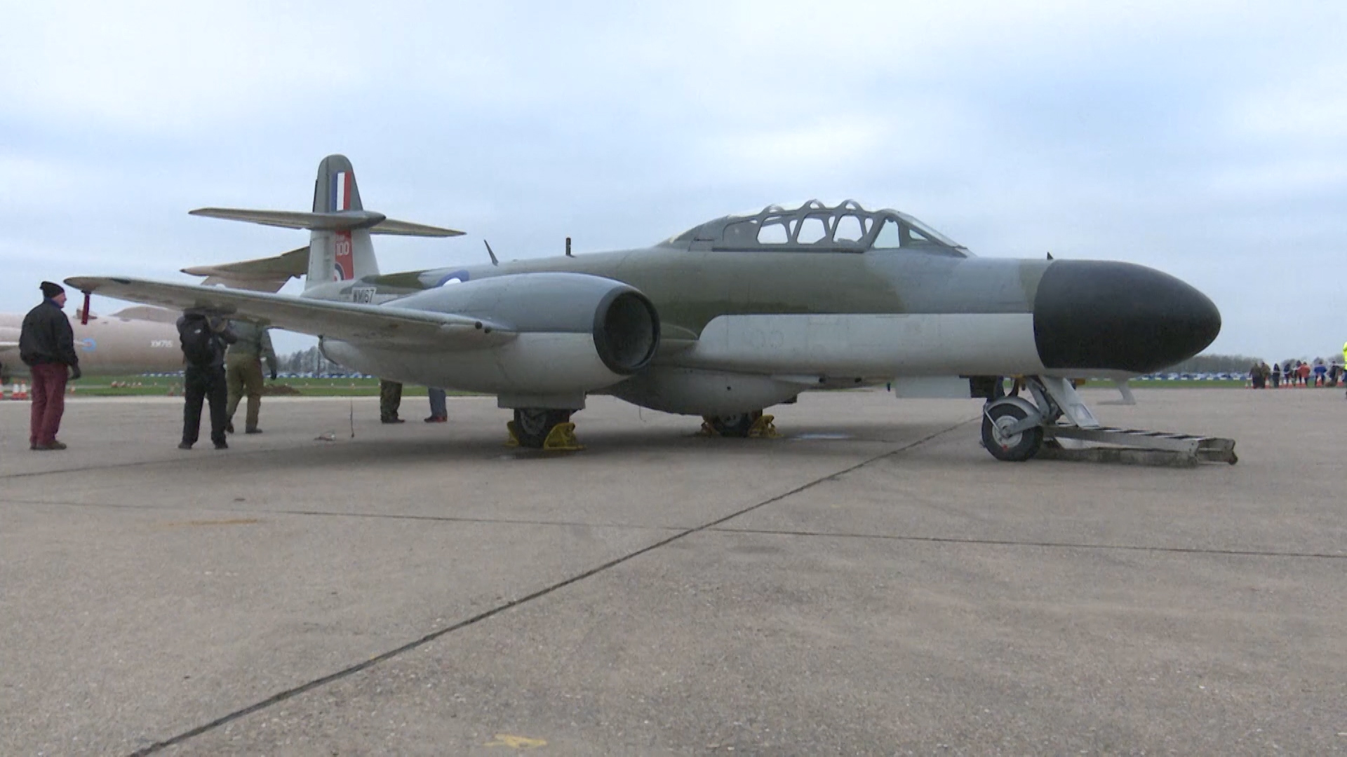 Gloster Meteor Final Flight Runway