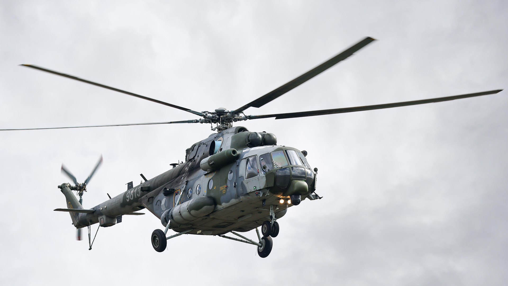 The Mi-8 became operational in 1967 and is still in production - this example serving in the Czech air force