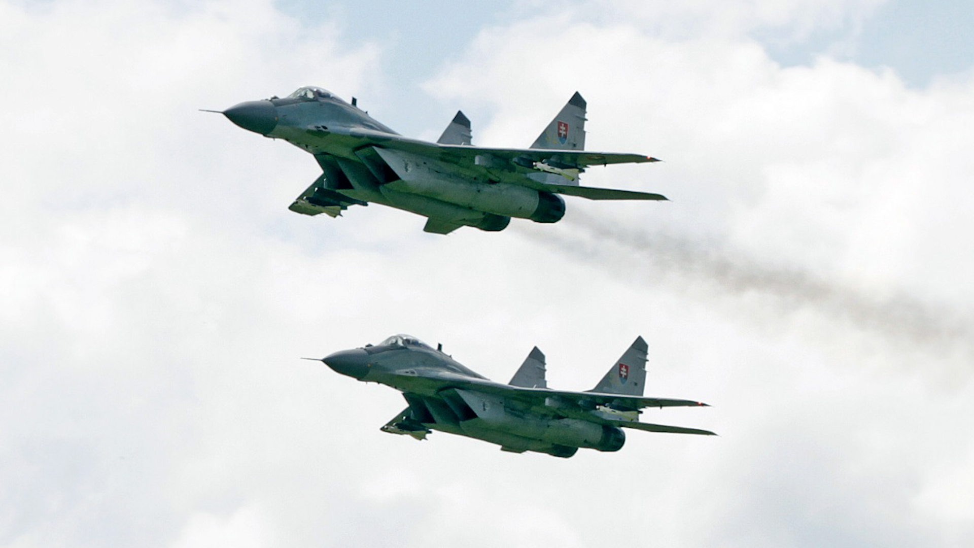 The MiG-29 fighter jet was created to counter American-made jets in 1985 (Picture: Ministry of Defense of the Slovak Republic).