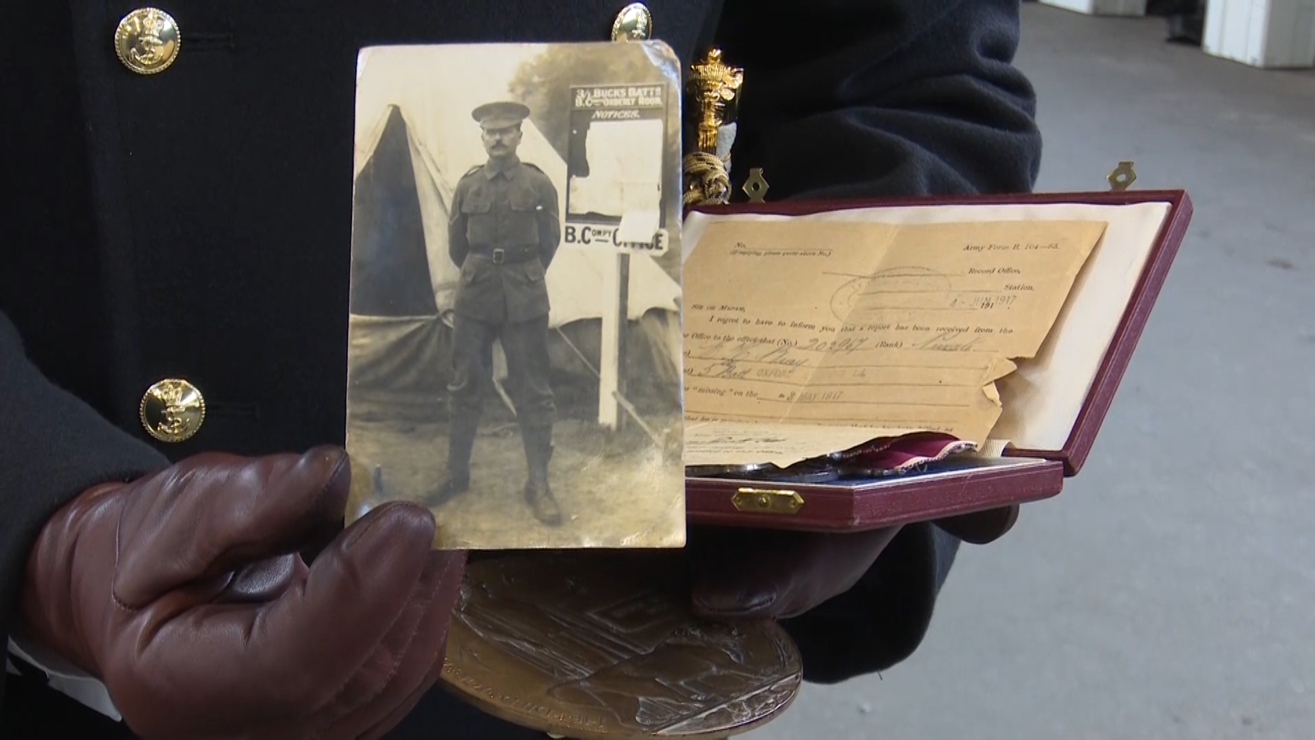 Michael Barry's Great Grandfather 081118 CREDIT BFBS