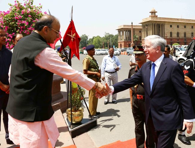 Sir Michael Fallon in India