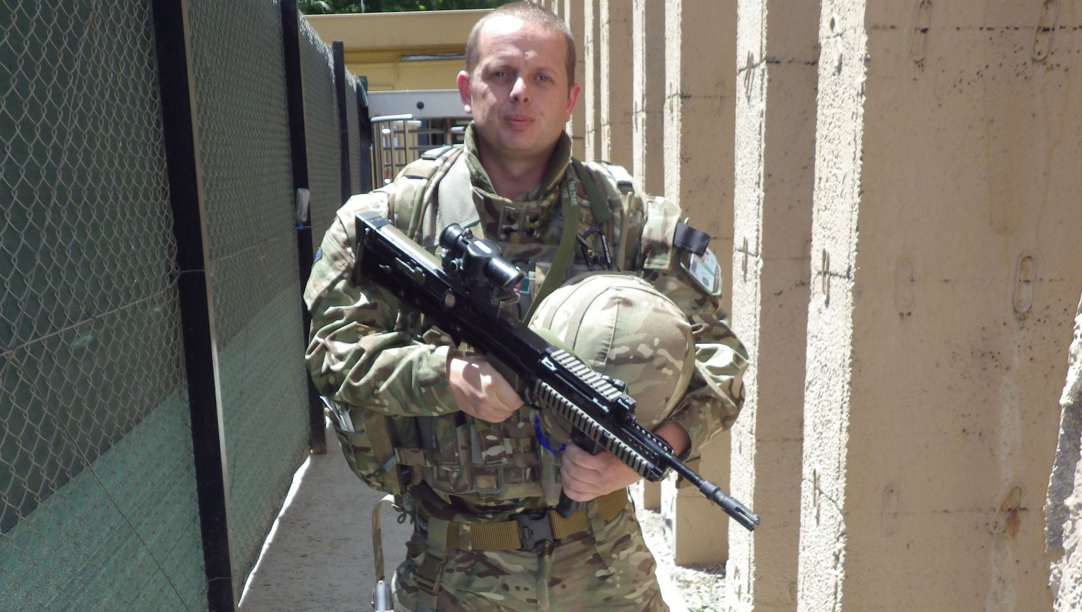 Mike Kiff in Afghanistan