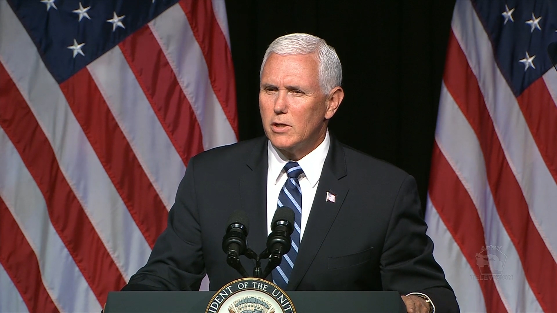 US Vice President Mike Pence met with the leader of Turkey to agree on the deal (Picture: US Department of Defense).