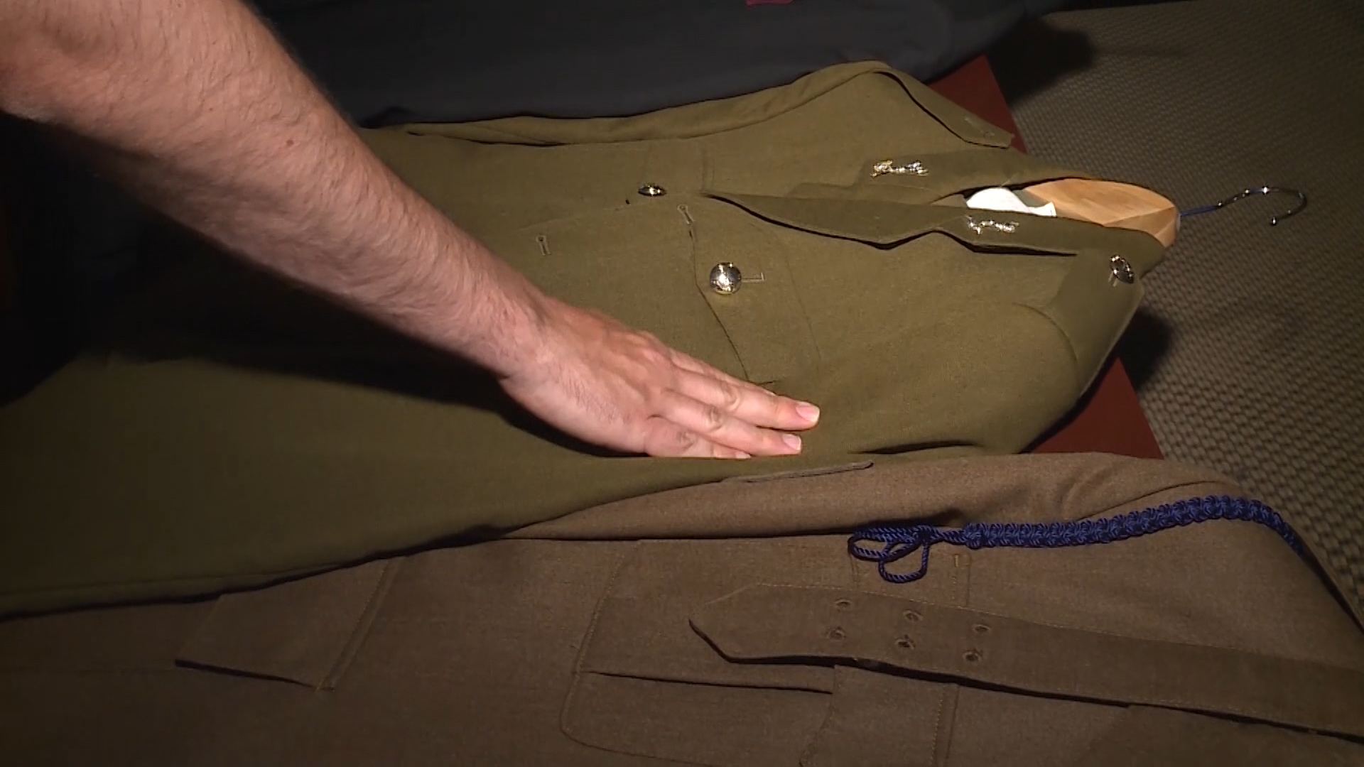 Military attire for The Voice auditions 100619 CREDIT BFBS.jpg