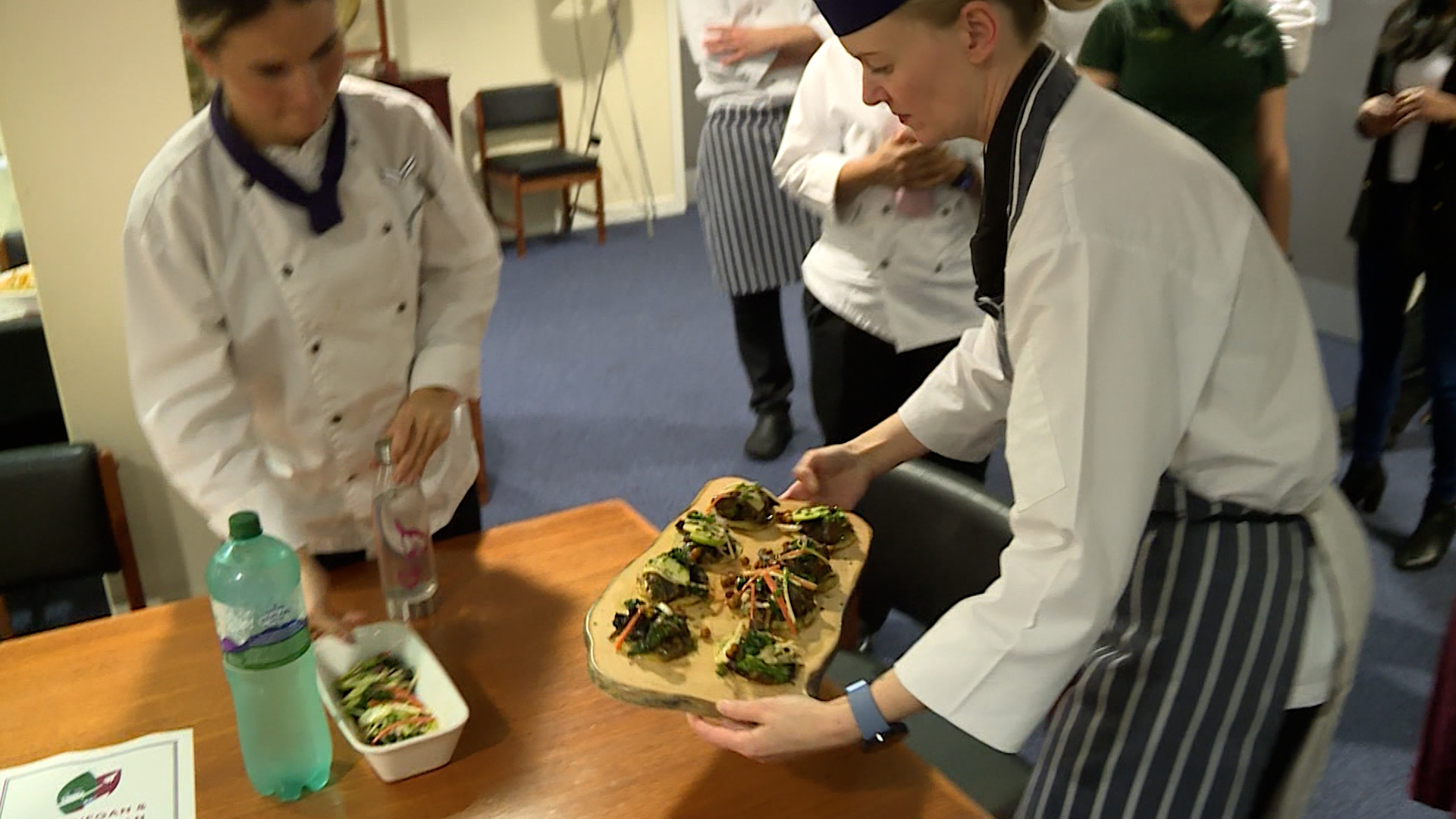 Military chefs vegan cooking training 2 110112 CREDIT BFBS