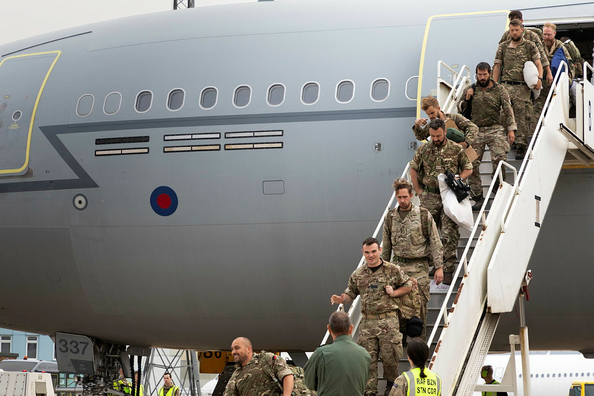 The last British troops deployed to Afghanistan arrived back in the UK on Sunday