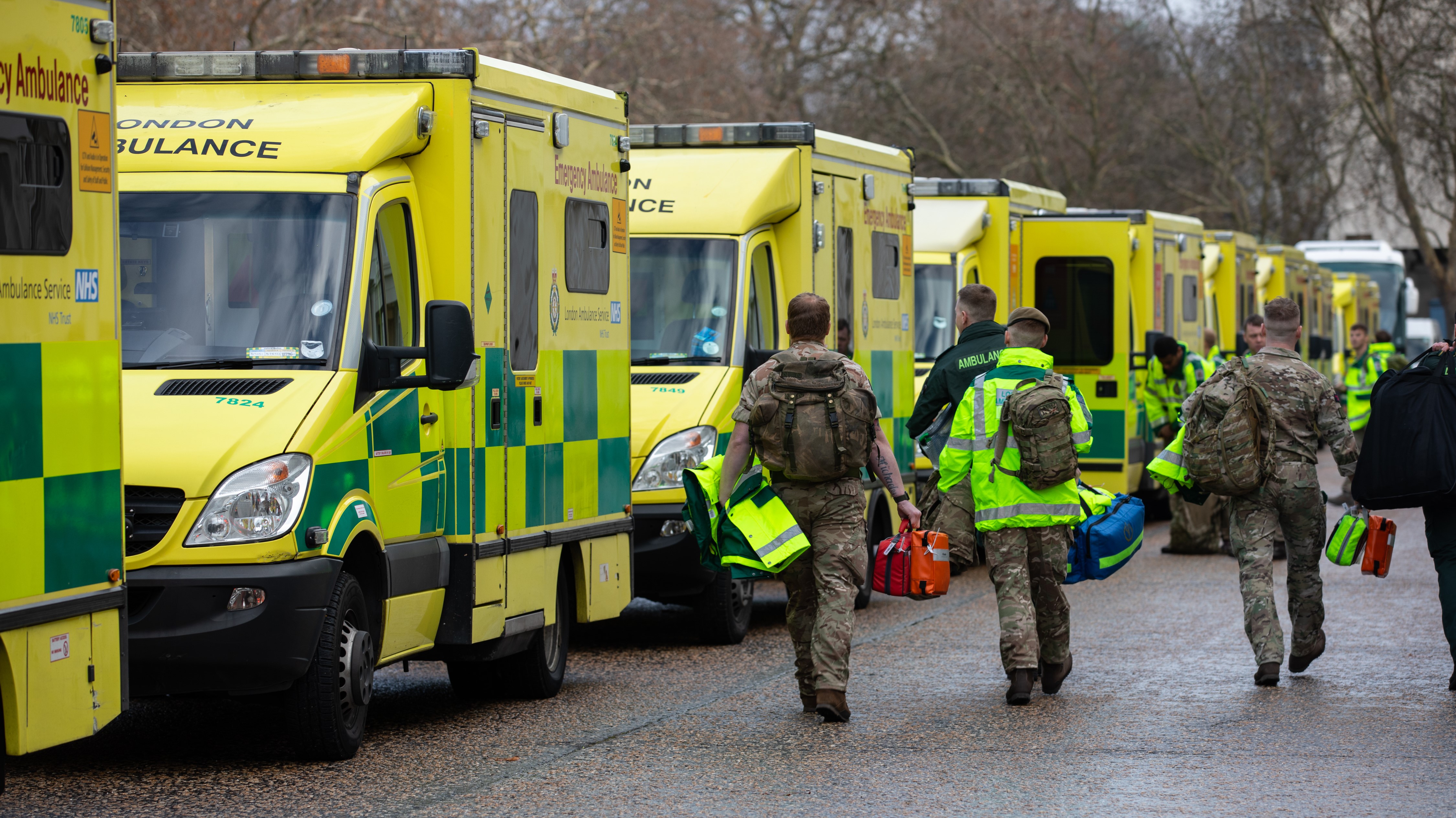 Military personnel at Wellington Barracks to cover ambulance driving duties 21122022 CREDIT MOD Crown Copyright.jpg