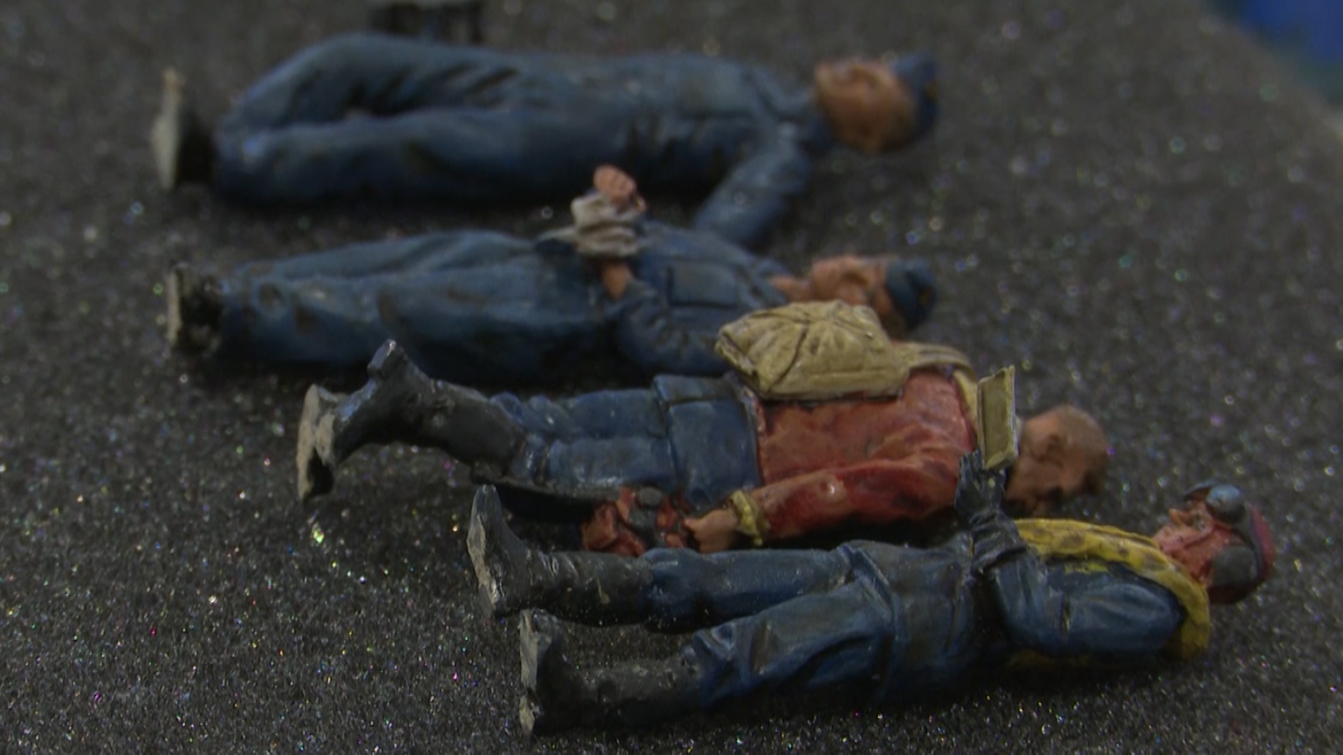 Minature models at Catterick painted by veterans 1502019 CREDIT BFBS.jpg