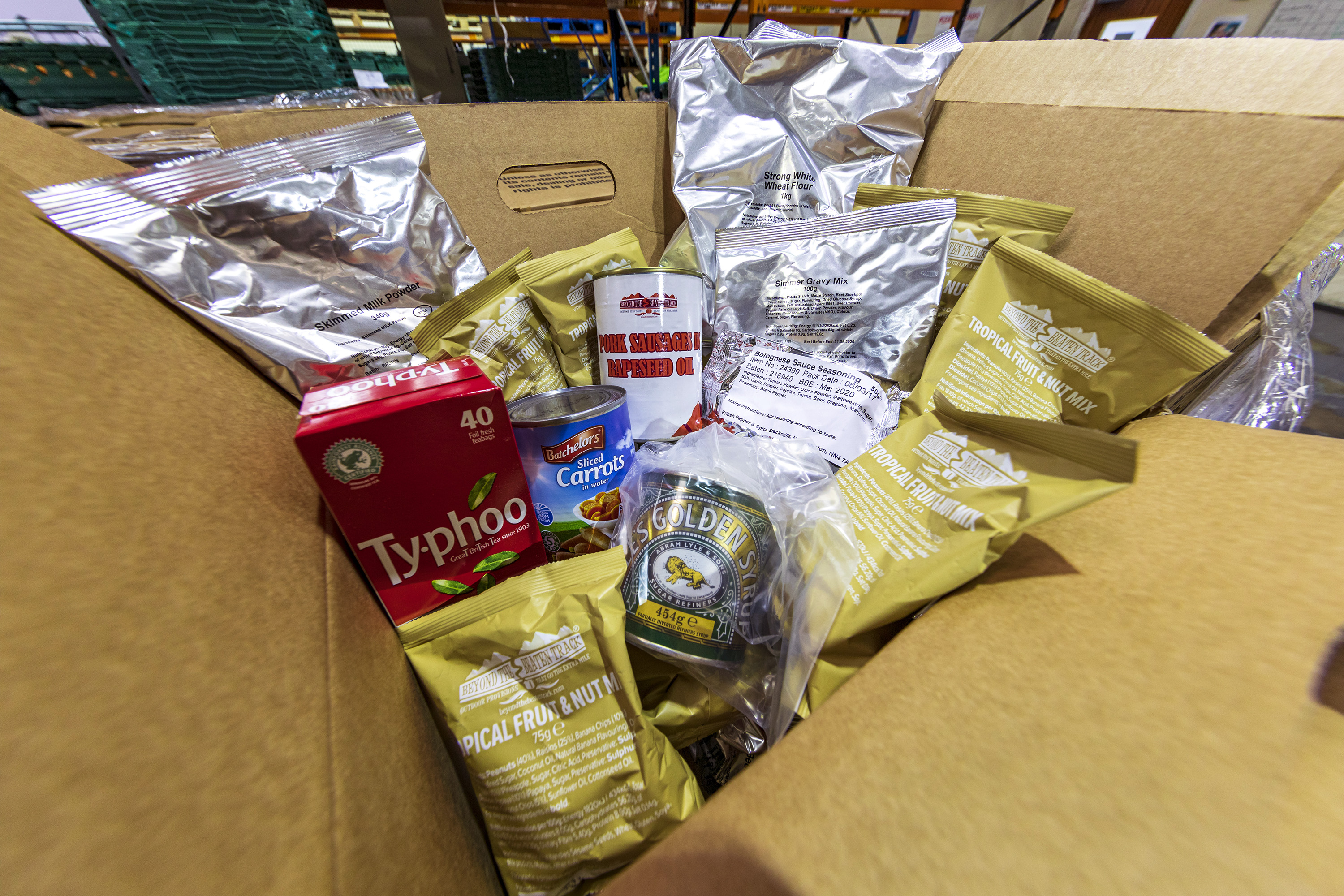 Ministry of Defence ration donations