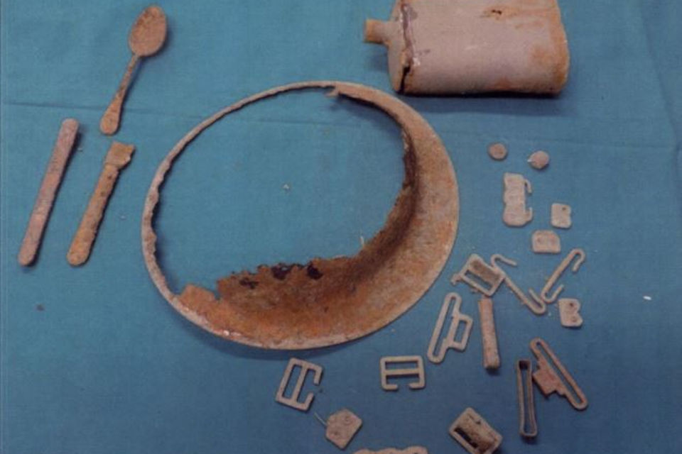 Missing WW2 soldier search artefacts