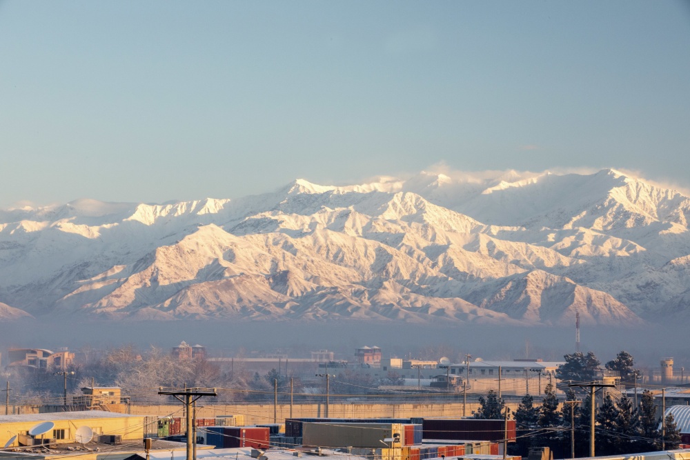 Mountains near Bagram Airfield in Afghanistan