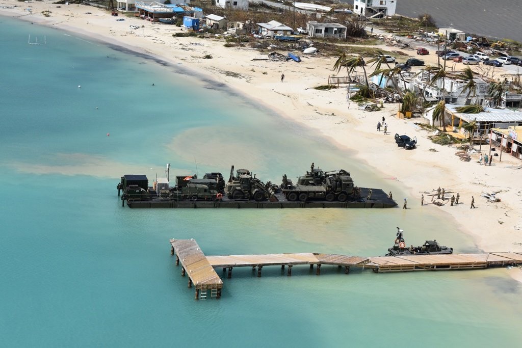 RFA Mounts Bay Anguilla