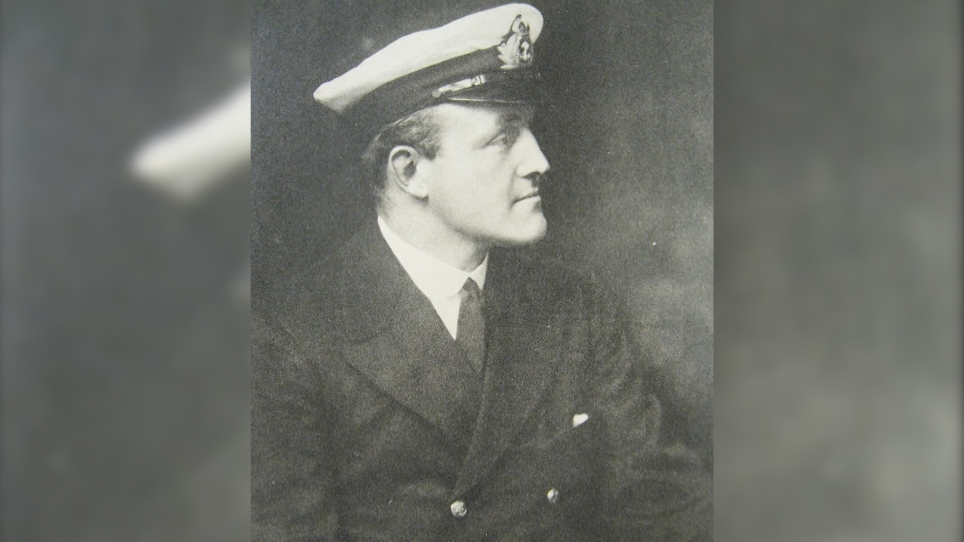 Mr Harrison in the Royal Navy (Picture: World Rugby Museum).