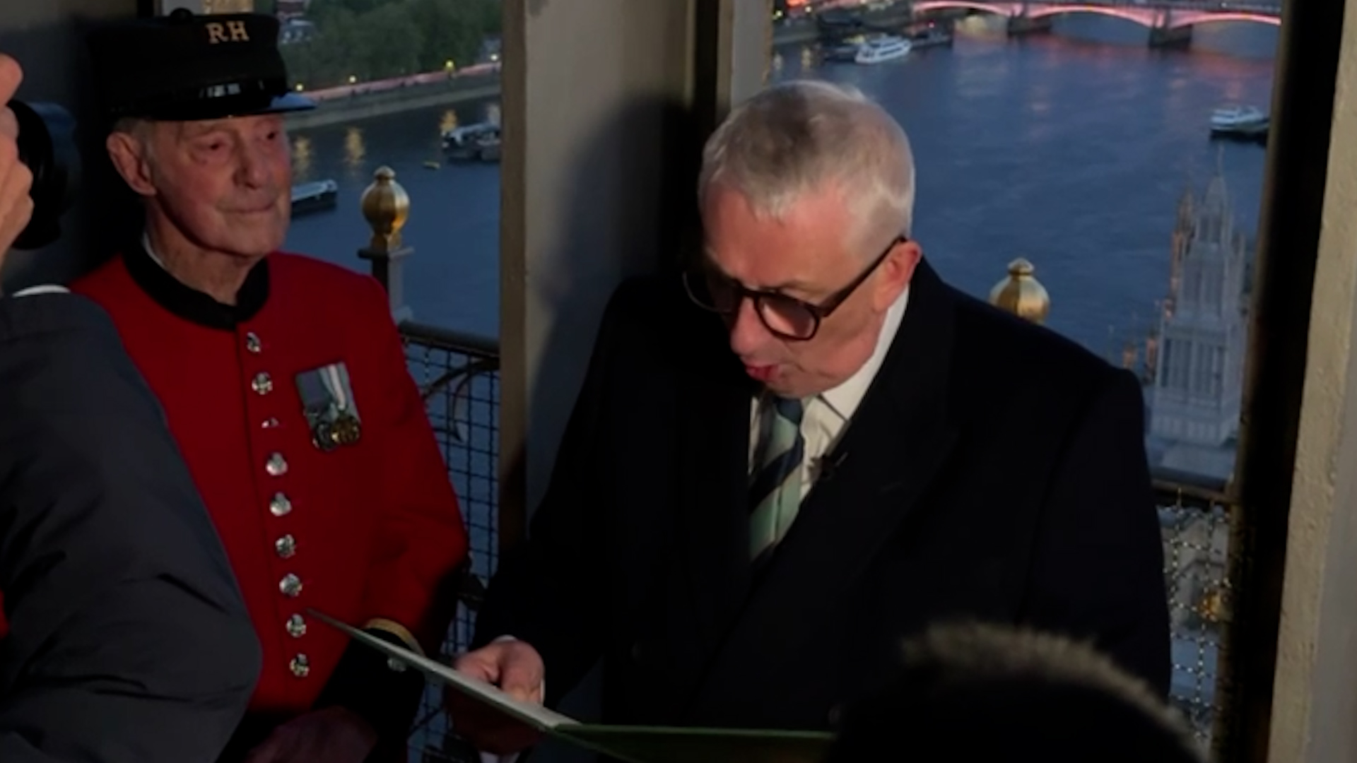 Mr Speaker recites Clifton Brown 80 years laters Ayrton Light 24042025 CREDIT BFBS.jpg	